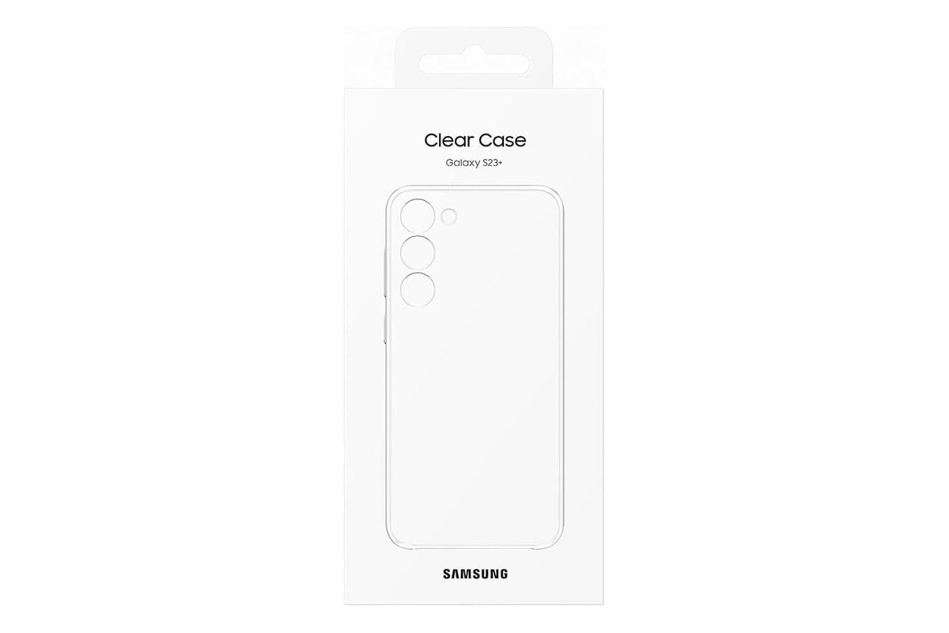 قاب گوشی سامسونگ Samsung Clear Case For Samsung Galaxy S23 Plus جعبه و بسته بندی