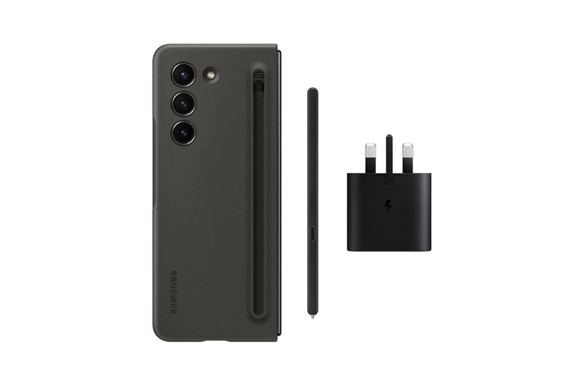 قاب گوشی سامسونگ Samsung Slim S Pen For Samsung Galaxy Z Fold5 به همراه شارژر 25 وات