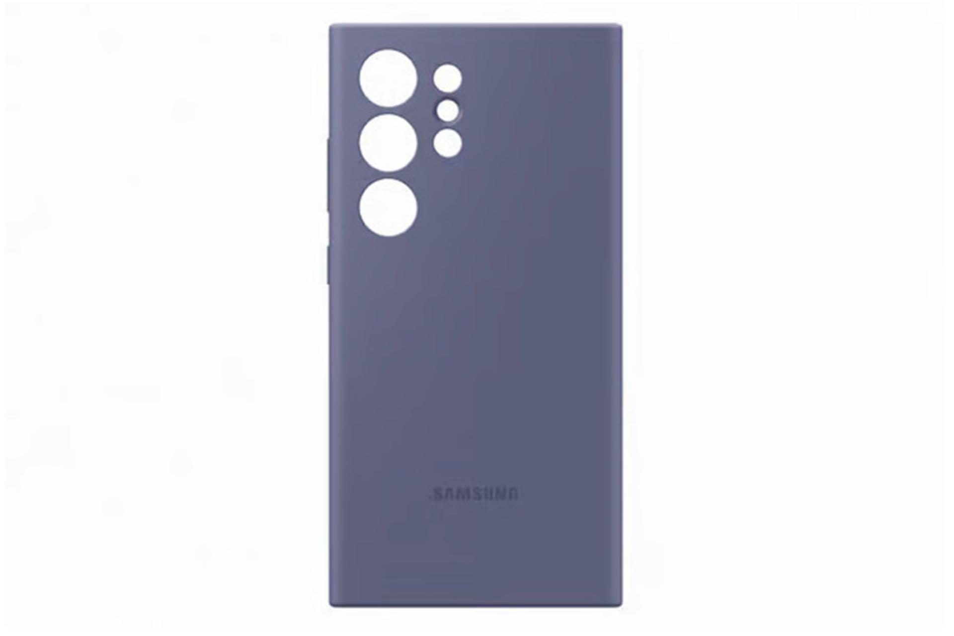 مرجع متخصصين ايران قاب موبايل سامسونگ Samsung Silicone For Samsung Galaxy S24 Ultra نماي پشت