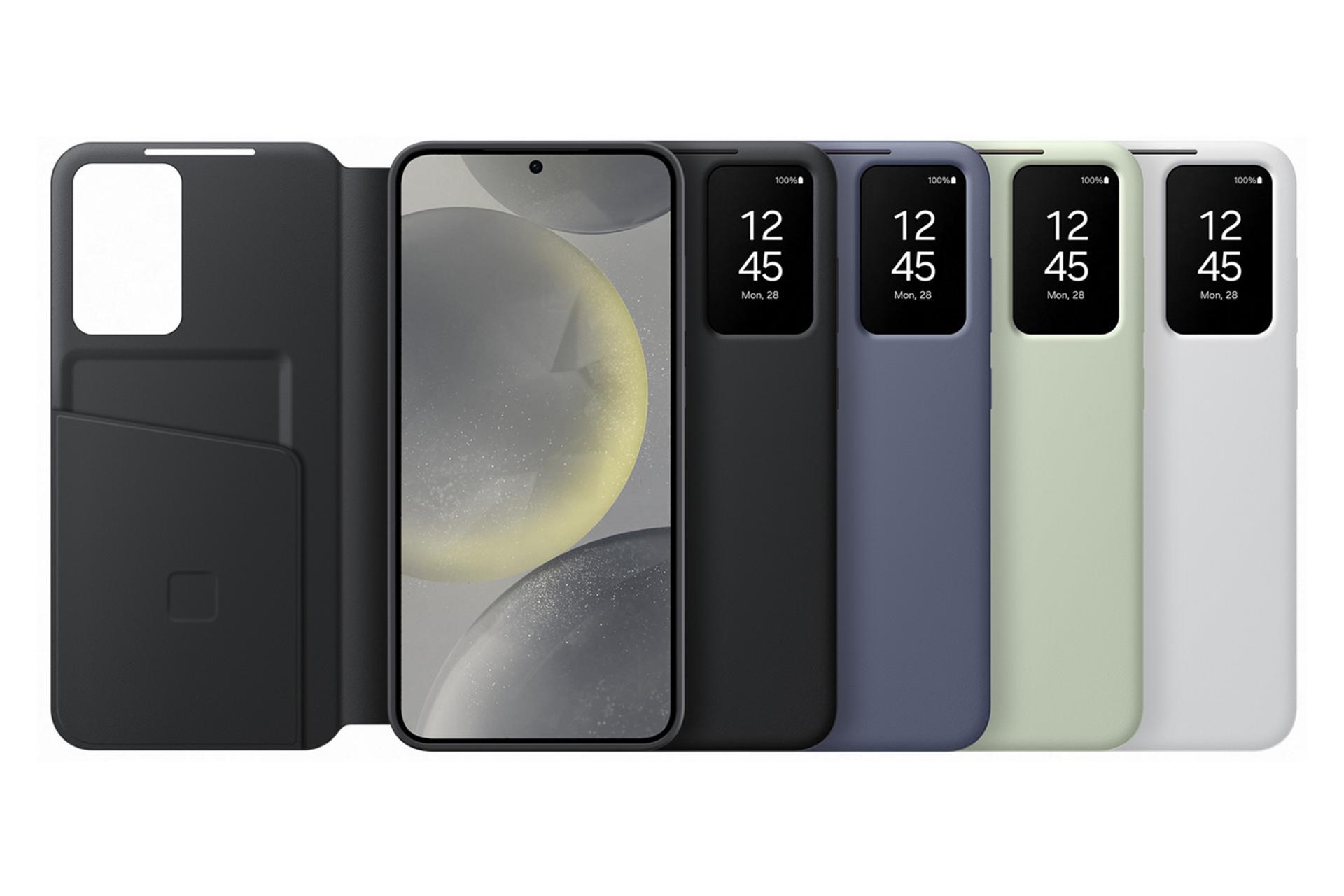 قاب گوشی سامسونگ Samsung Smart View Wallet For Samsung Galaxy S24 Plus تنوع رنگ