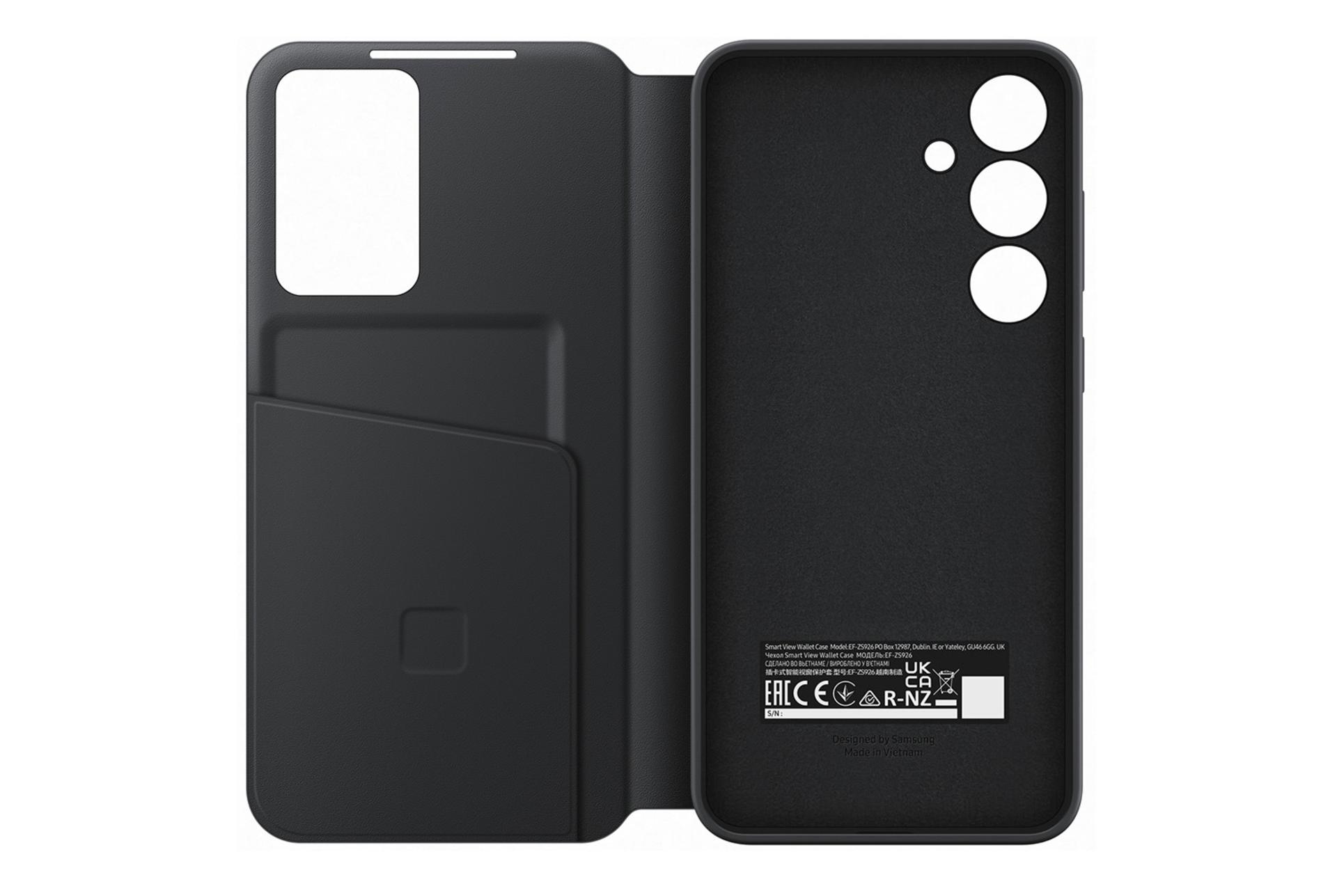 قاب گوشی سامسونگ Samsung Smart View Wallet For Samsung Galaxy S24 Plus نمای داخل