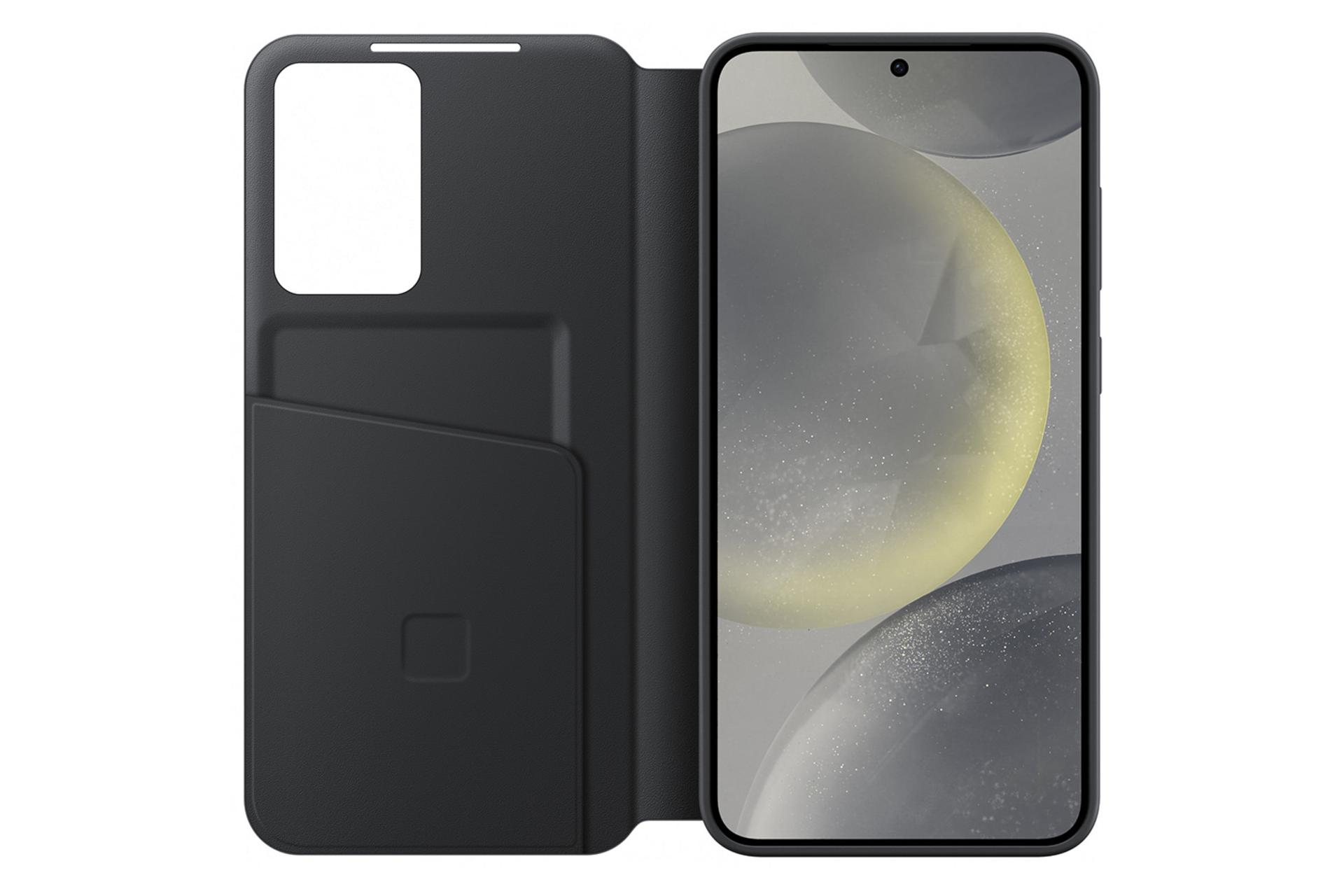 قاب گوشی سامسونگ Samsung Smart View Wallet For Samsung Galaxy S24 Plus روی گوشی