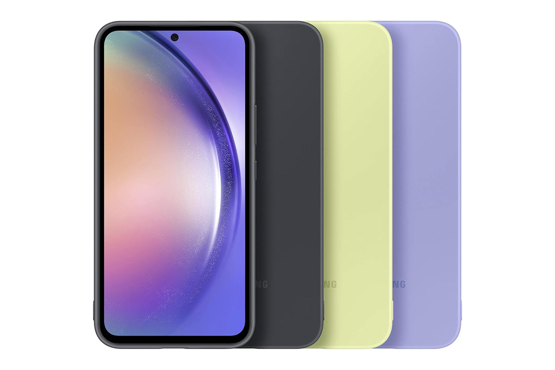 قاب گوشی سامسونگ Samsung Silicone For Samsung Galaxy A54 تنوع رنگ