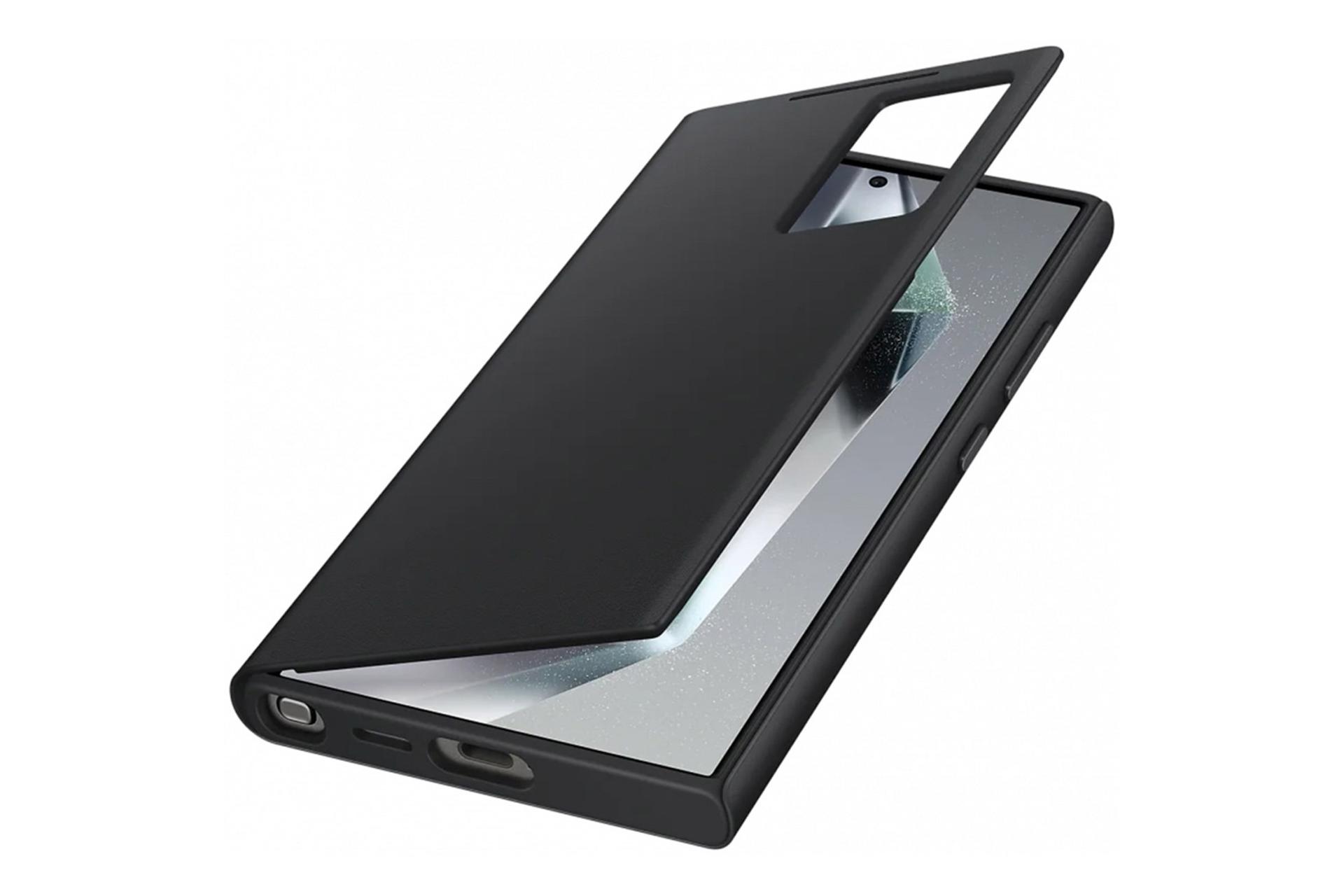 قاب گوشی سامسونگ Samsung S-View Wallet For Samsung Galaxy S24 Ultra روی گوشی