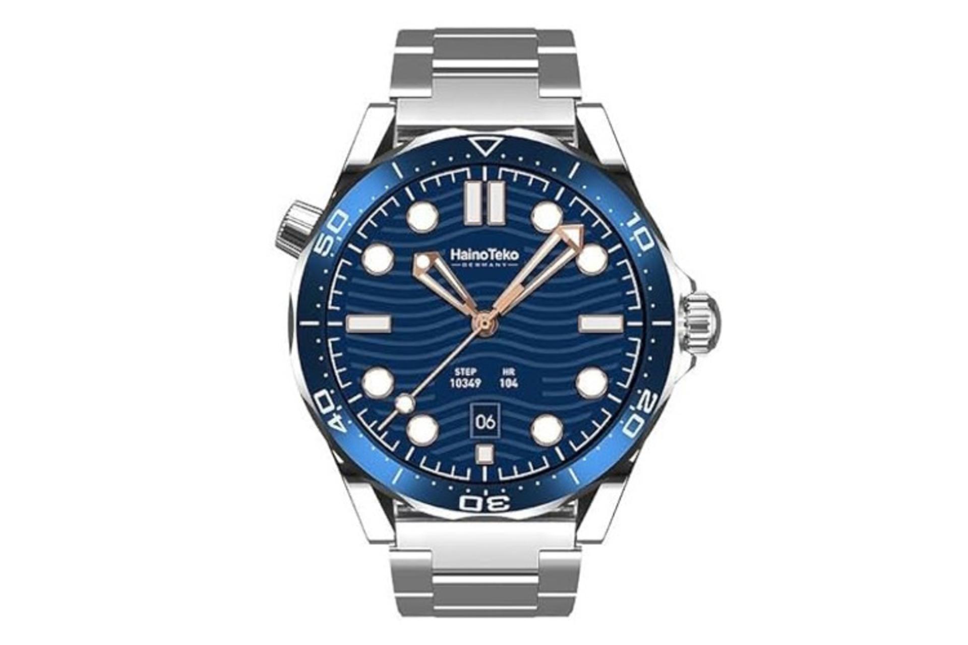 ساعت هوشمند هاینو تکو Haino Teko RW-48 نقره ای با بند فلزی