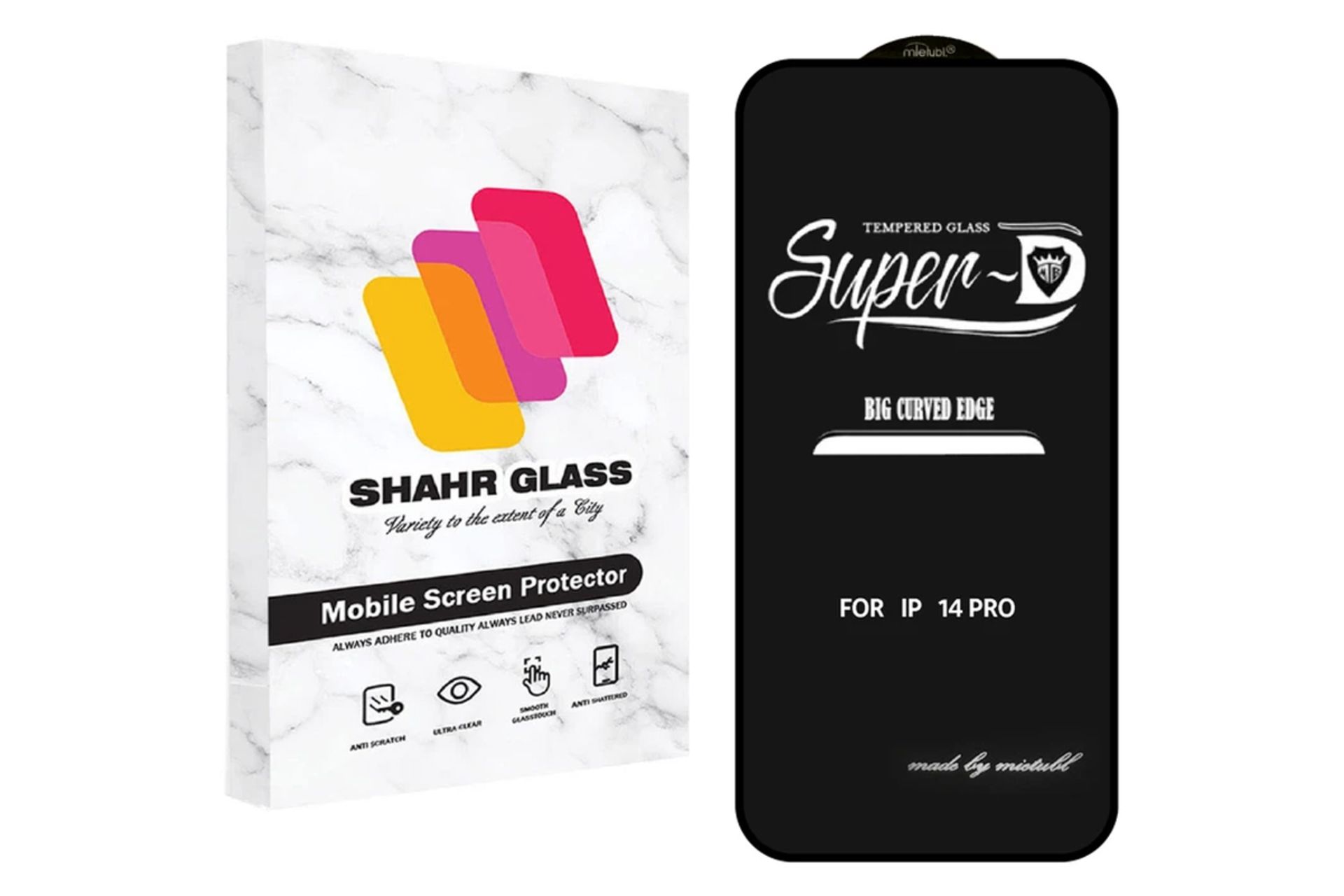 محافظ صفحه نمایش گوشی شهر گلس مدل SUPERD مناسب اپل iPhone 14 Pro