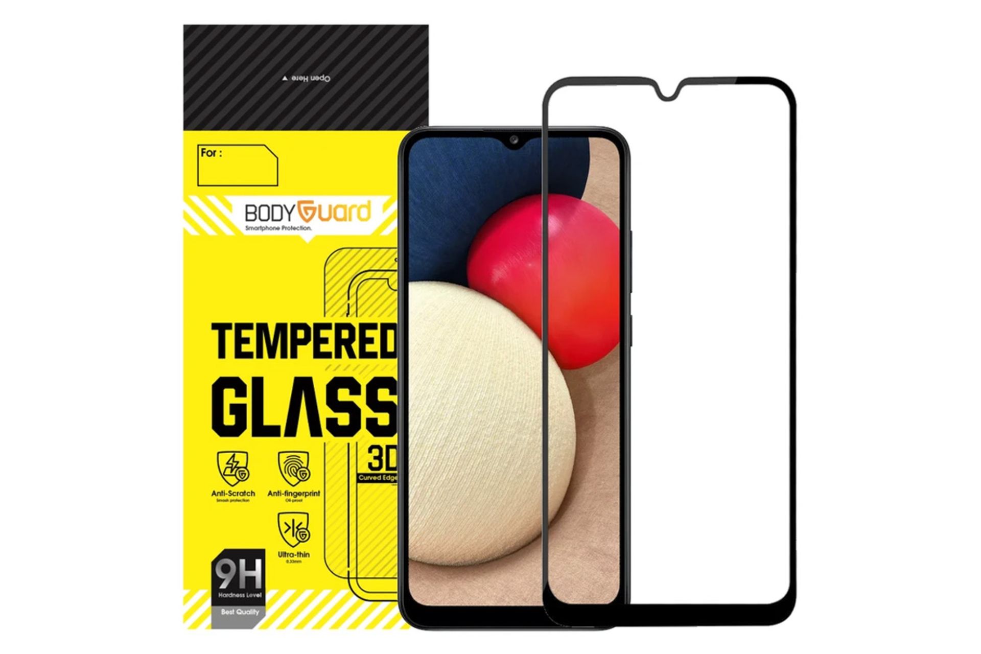 محافظ صفحه نمایش گوشی بادیگارد مدل FS مناسب سامسونگ Galaxy A12