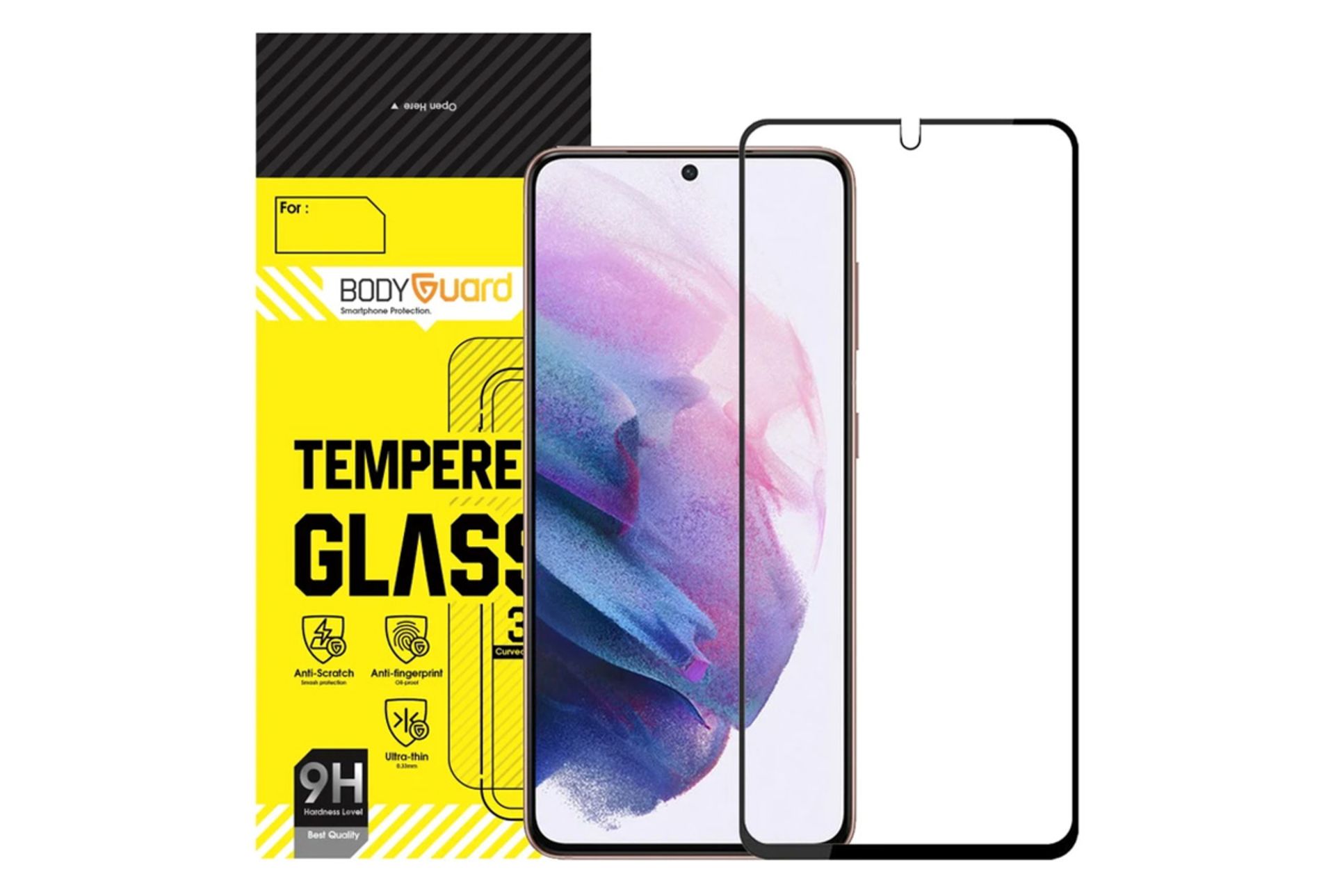 محافظ صفحه نمایش گوشی بادیگارد مدل FS مناسب سامسونگ Galaxy S21 Plus