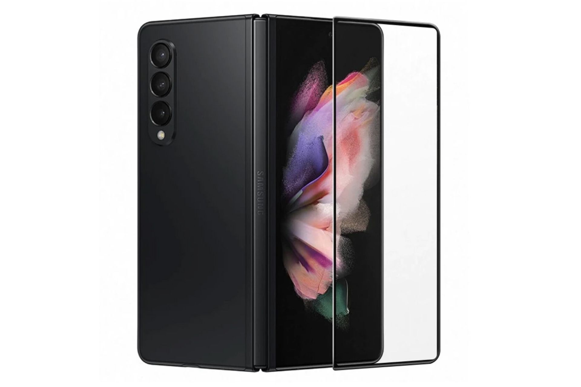 شفافیت محافظ صفحه نمایش گوشی بادیگارد مدل FS مناسب سامسونگ Galaxy Z Fold3 نمایشگر بیرونی