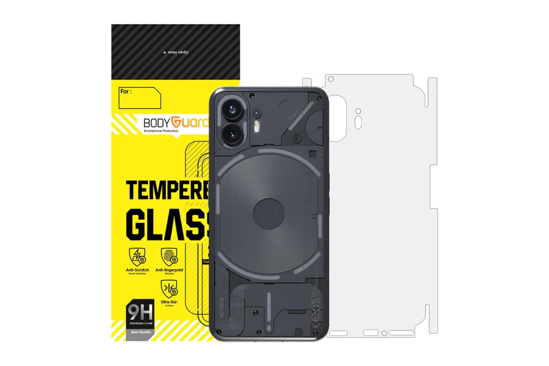 محافظ صفحه نمایش گوشی بادیگارد مدل Full 360 مناسب ناتینگ فون 2