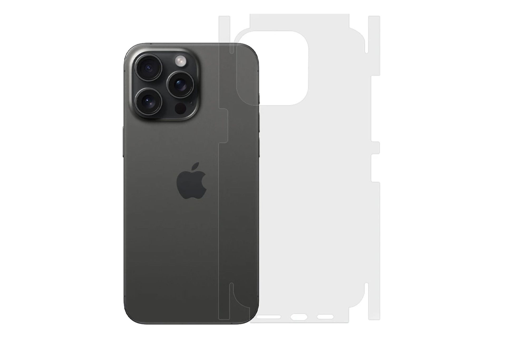 شفافیت محافظ صفحه نمایش گوشی بادیگارد مدل Full 360 مناسب اپل iPhone 15 Pro Max