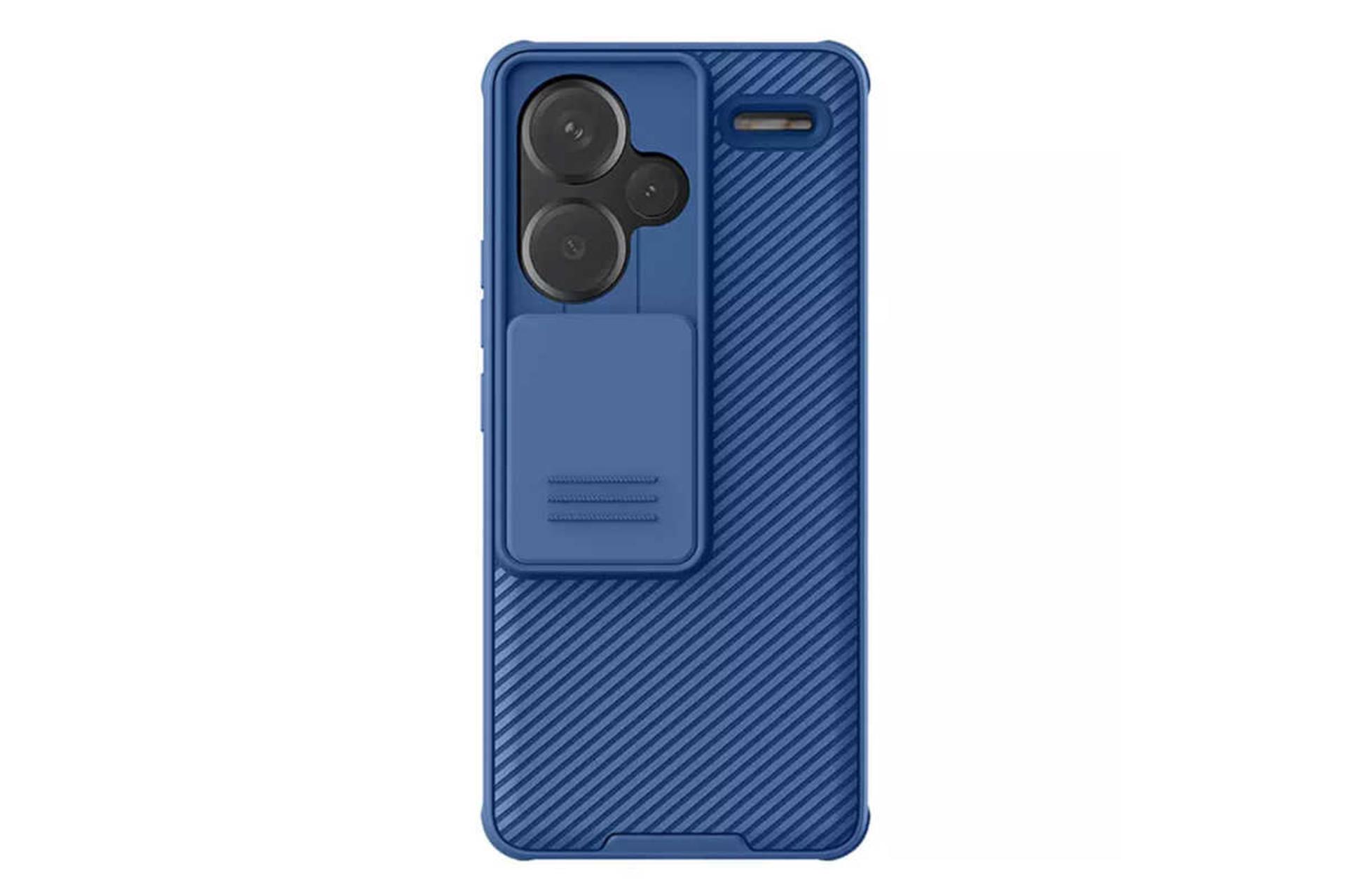 مرجع متخصصين ايران نماي پشت قاب موبايل نيلكين مدل CamShield Pro مناسب شيائومي Redmi Note 13 Pro Plus رنگ آبي