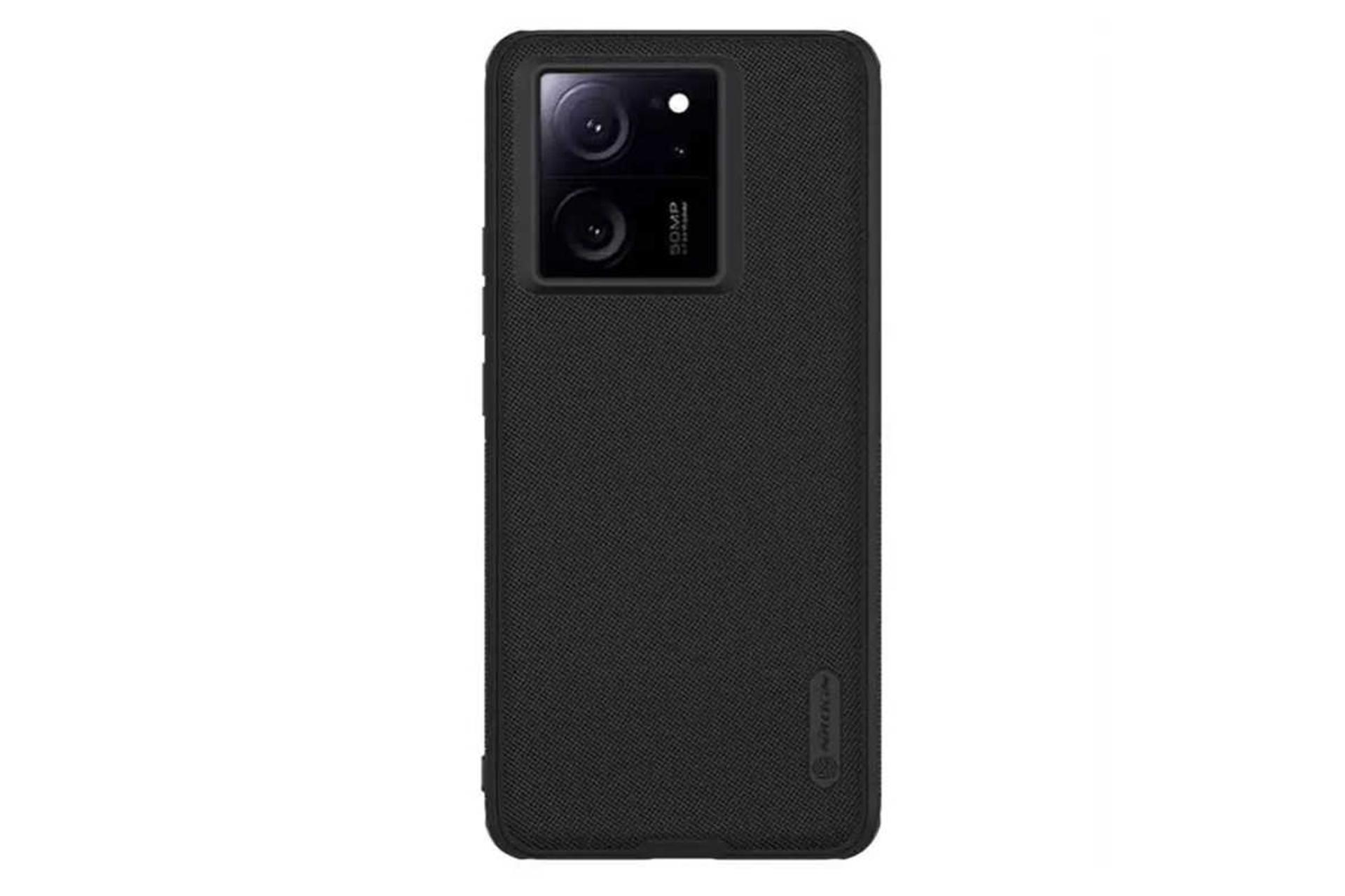 نمای پشت قاب گوشی نیلکین مدل Super Frosted Shield Pro مناسب شیائومی 13T / 13T Pro / Redmi K60 Ultra رنگ مشکی