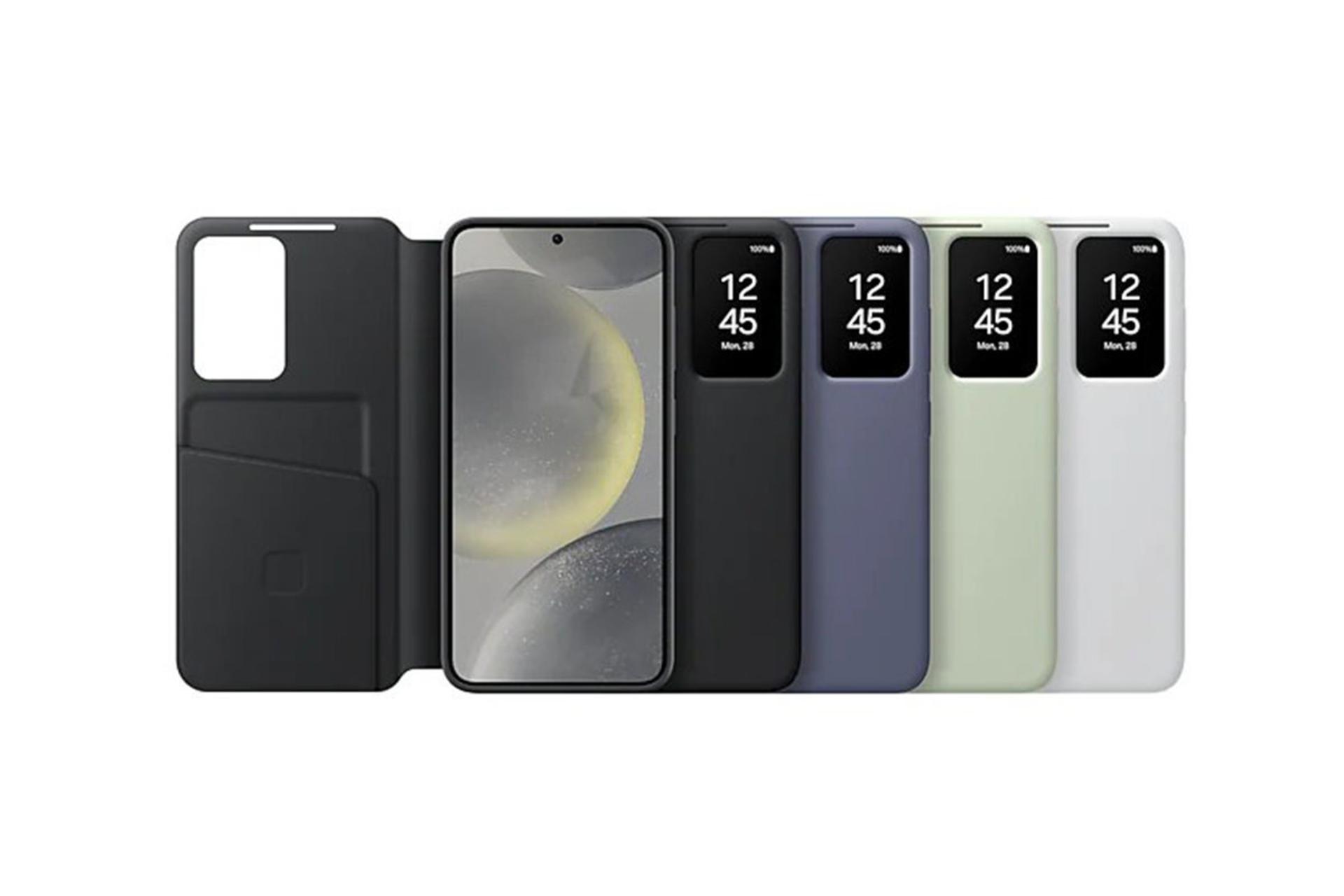 قاب گوشی سامسونگ Samsung Smart View Wallet for Samsung Galaxy S24 تنوع رنگ