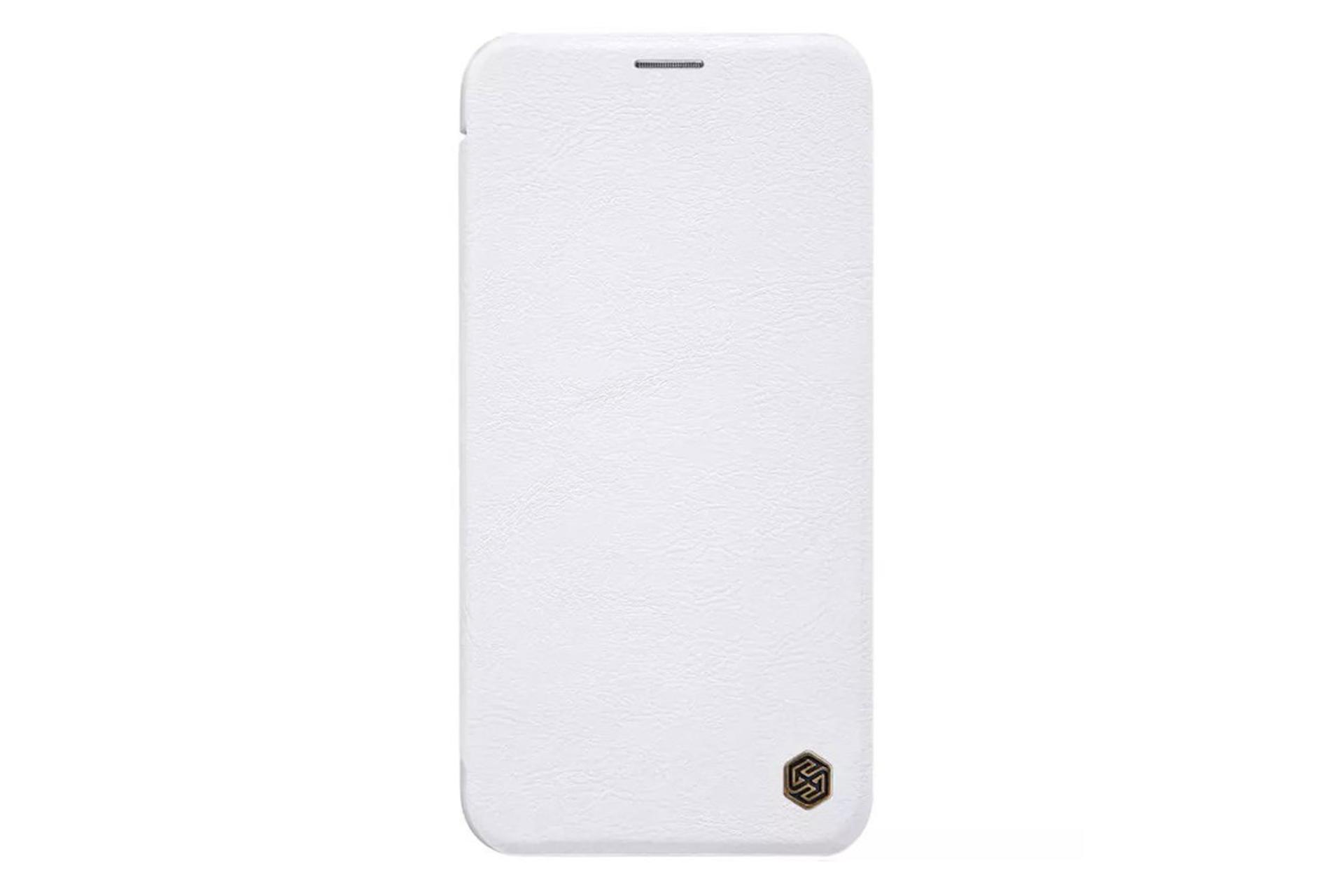 قاب گوشی نیلکین Nillkin Qin Leather Apple iPhone 11 Pro رنگ سفید نمای جلو