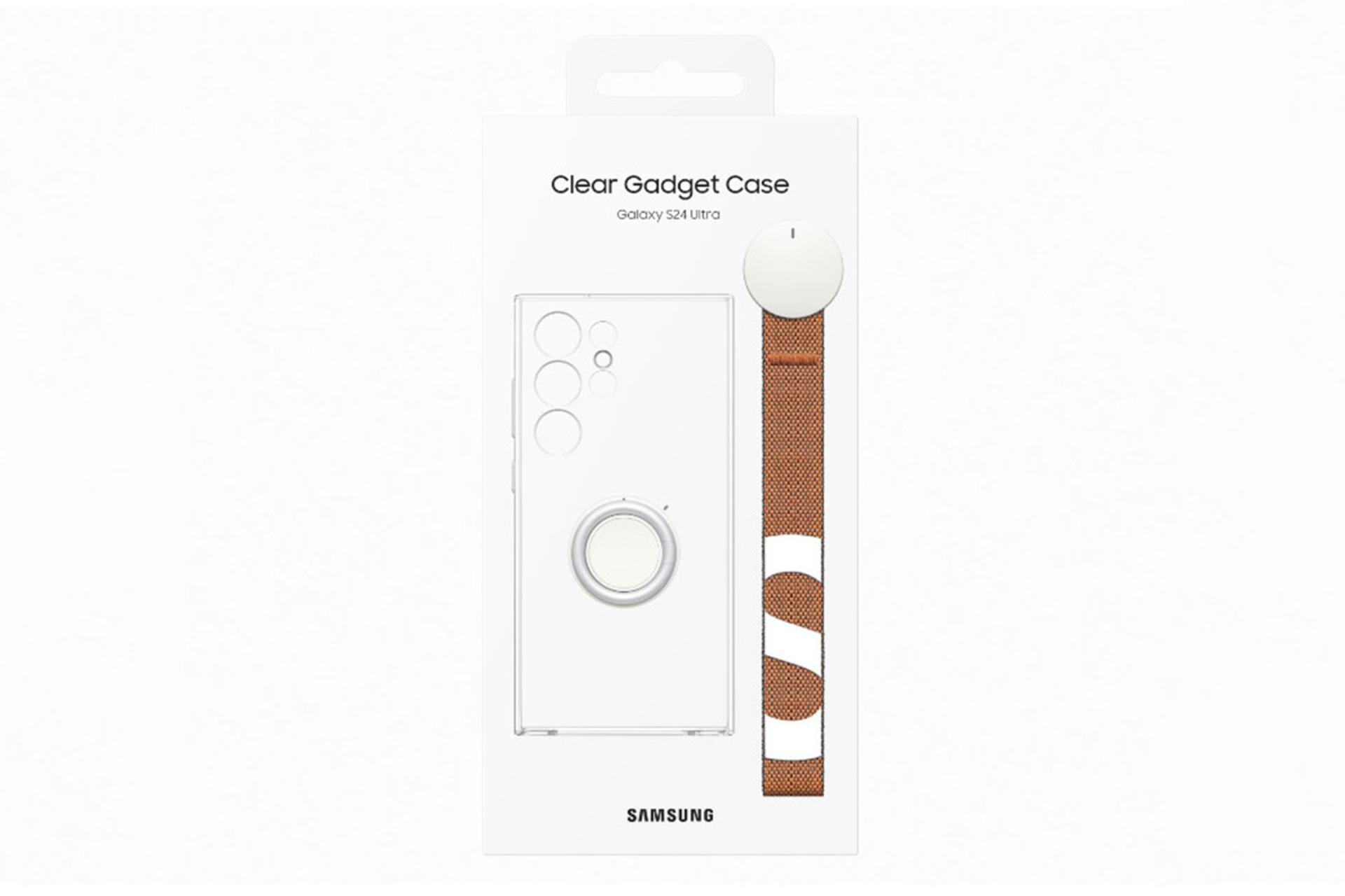 قاب گوشی سامسونگ Samsung Clear Gadget For Samsung Galaxy S24 Ultra جعبه و بسته بندی