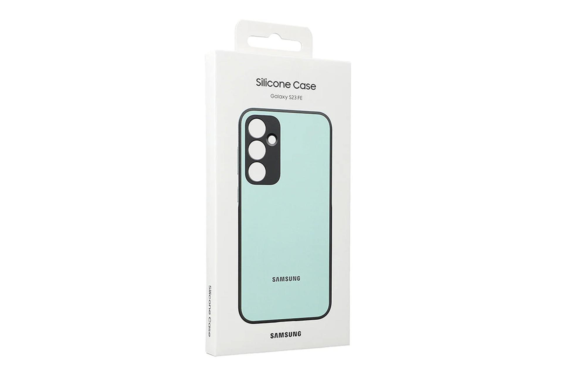 قاب گوشی سامسونگ Samsung Silicone For Samsung Galaxy S23 FE بسته بندی