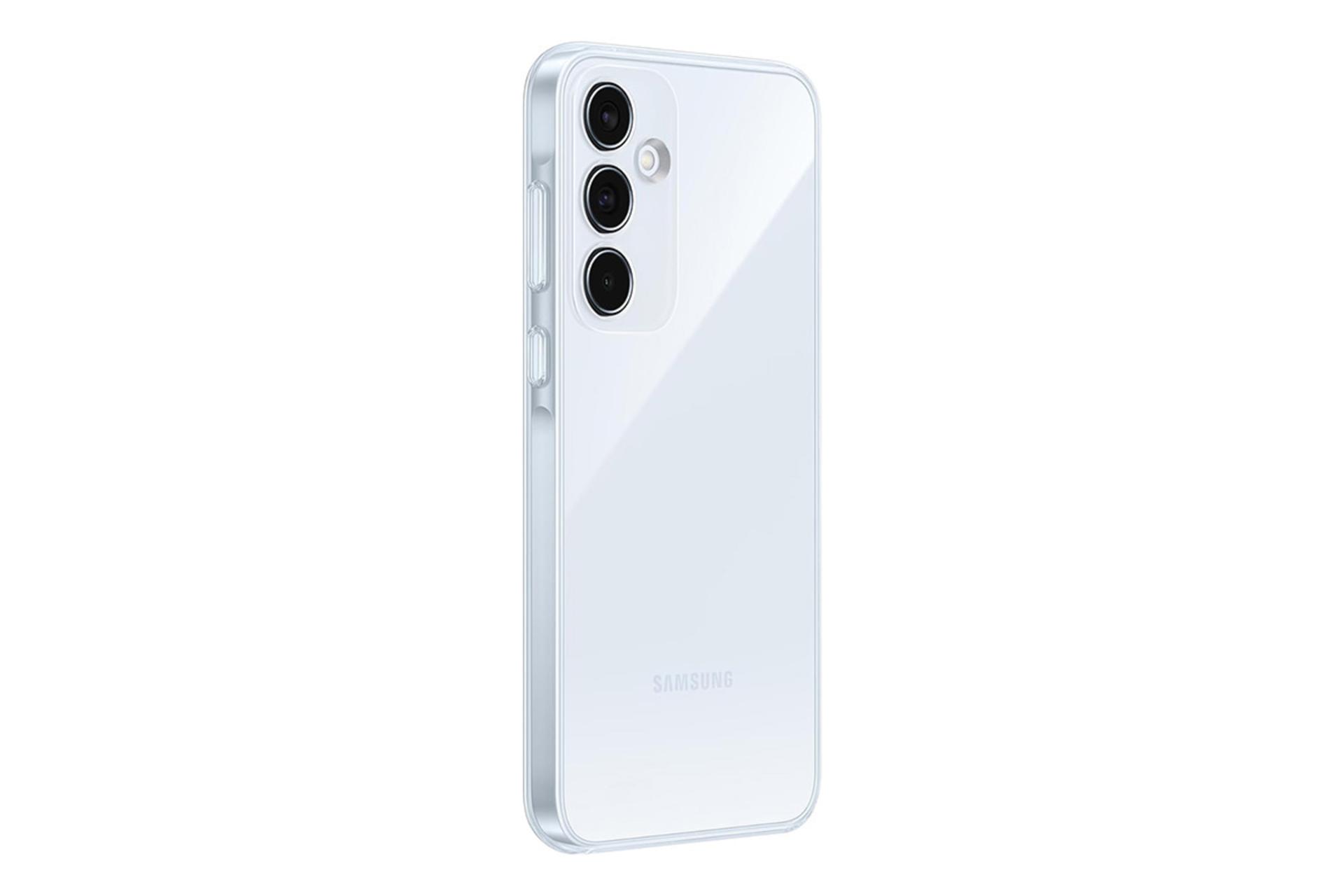 قاب گوشی سامسونگ Samsung Clear Case for Samsung Galaxy A35 نمای پشت و جانبی