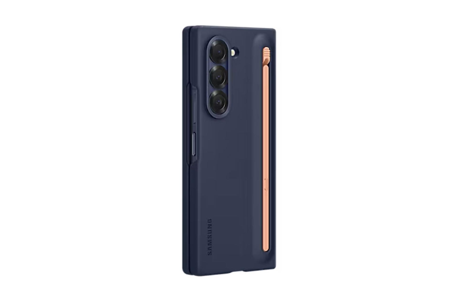 قاب گوشی سامسونگ Samsung S Pen Case for Samsung Galaxy Z Fold6 With S-Pen نمای جانبی و پشت