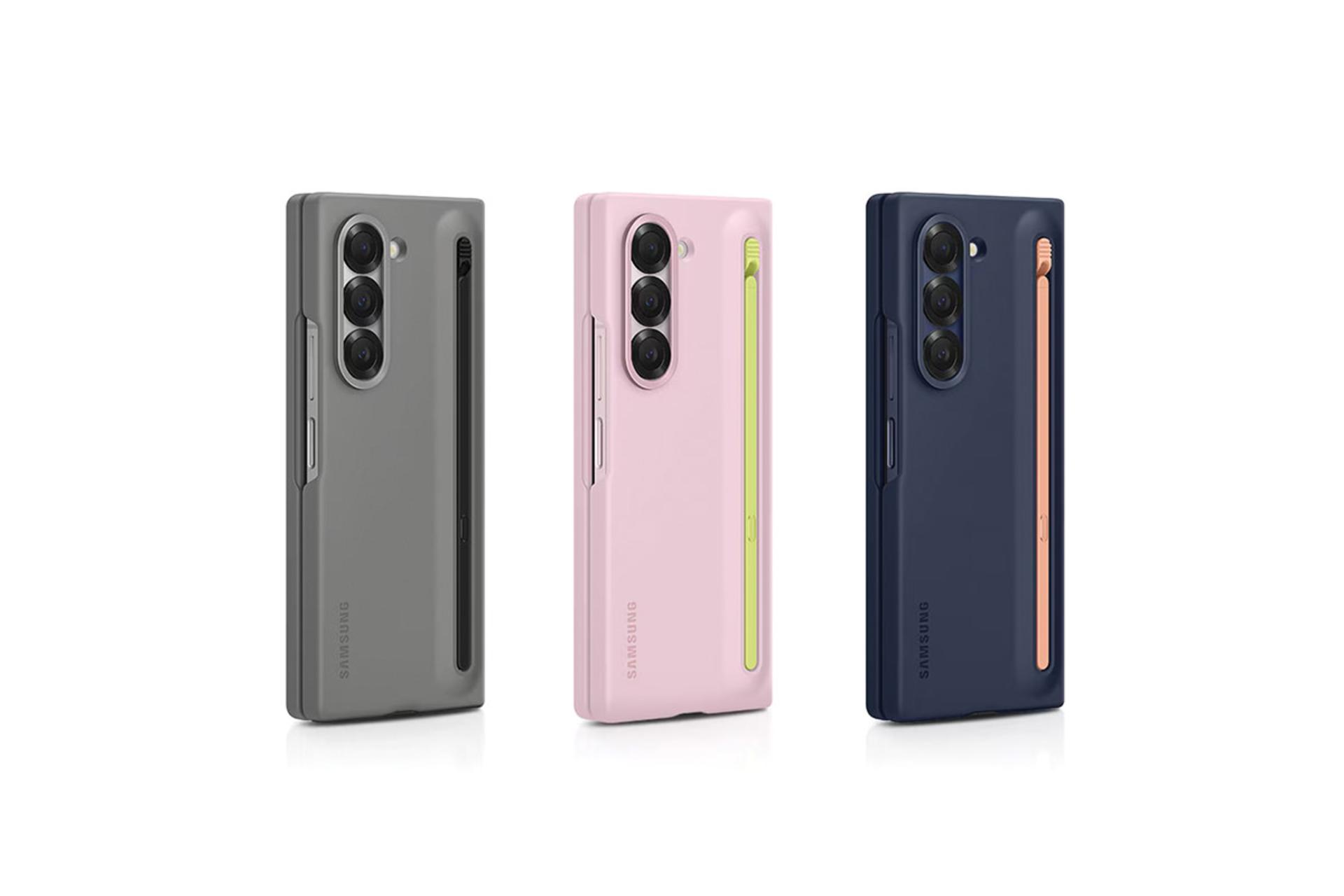قاب گوشی سامسونگ Samsung S Pen Case for Samsung Galaxy Z Fold6 With S-Pen تنوع رنگ