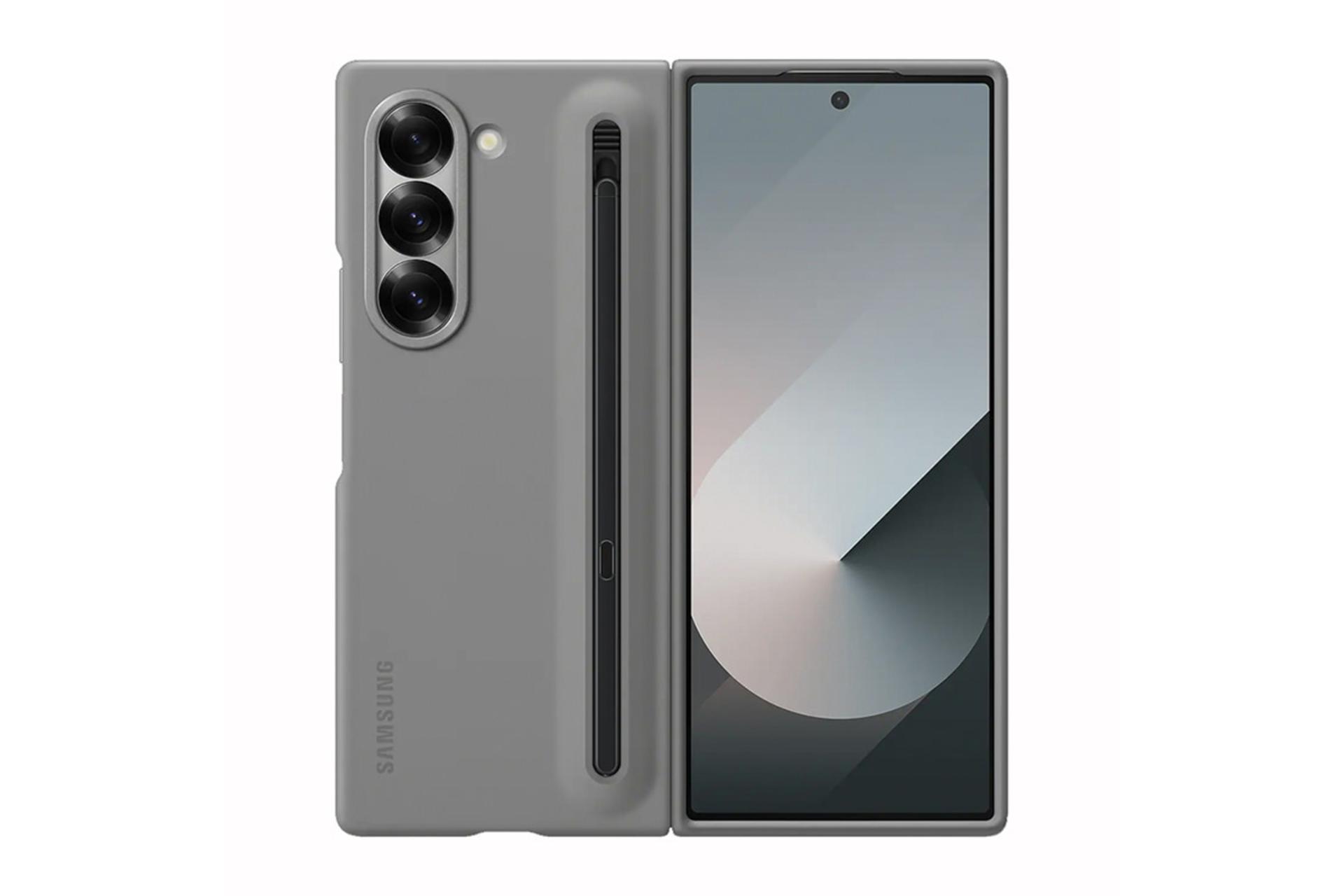 قاب گوشی سامسونگ Samsung S Pen Case for Samsung Galaxy Z Fold6 With S-Pen نمای پشت