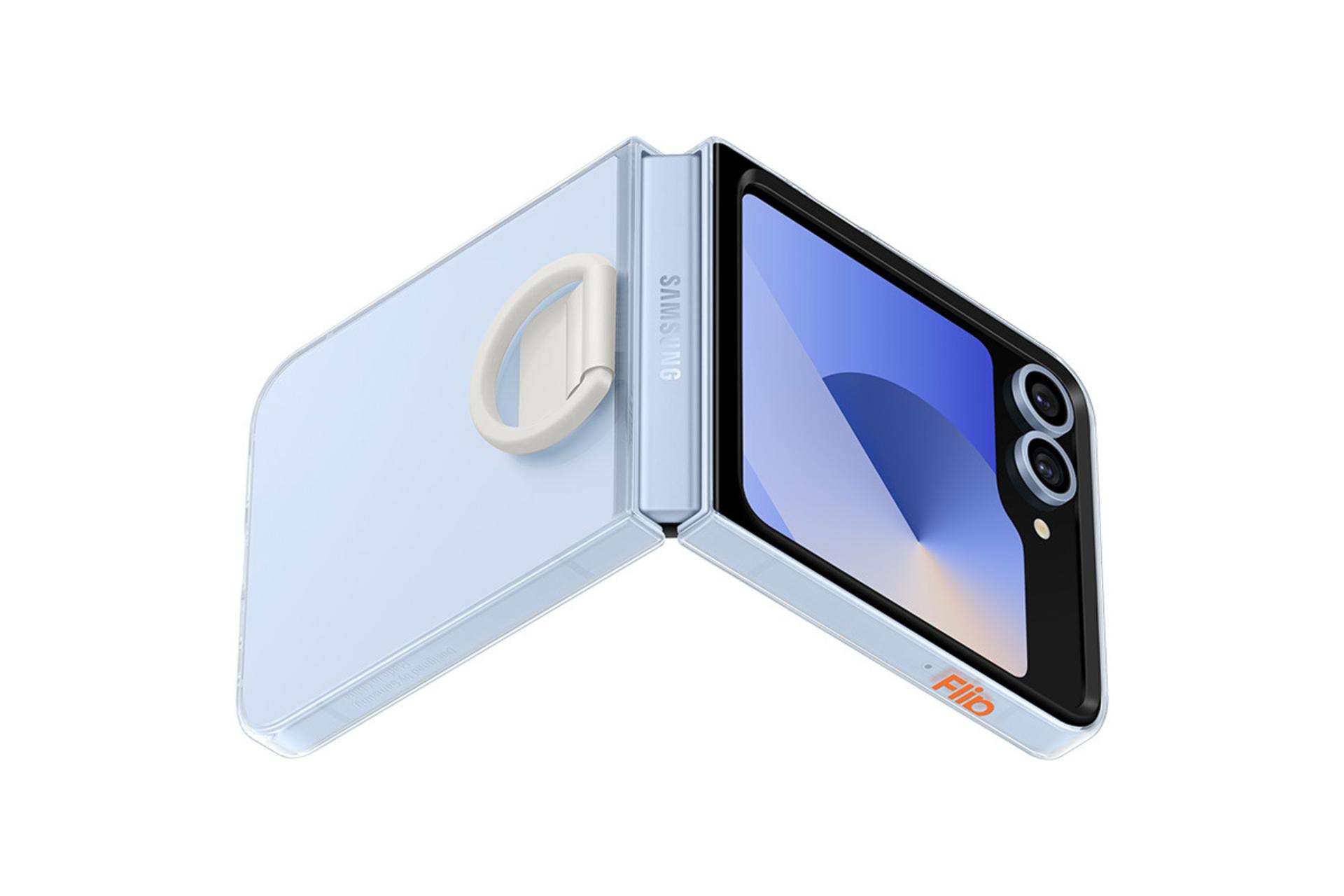 قاب گوشی سامسونگ Samsung EF-QF741 for Samsung Galaxy Z Flip6 نمای پشت و جانبی