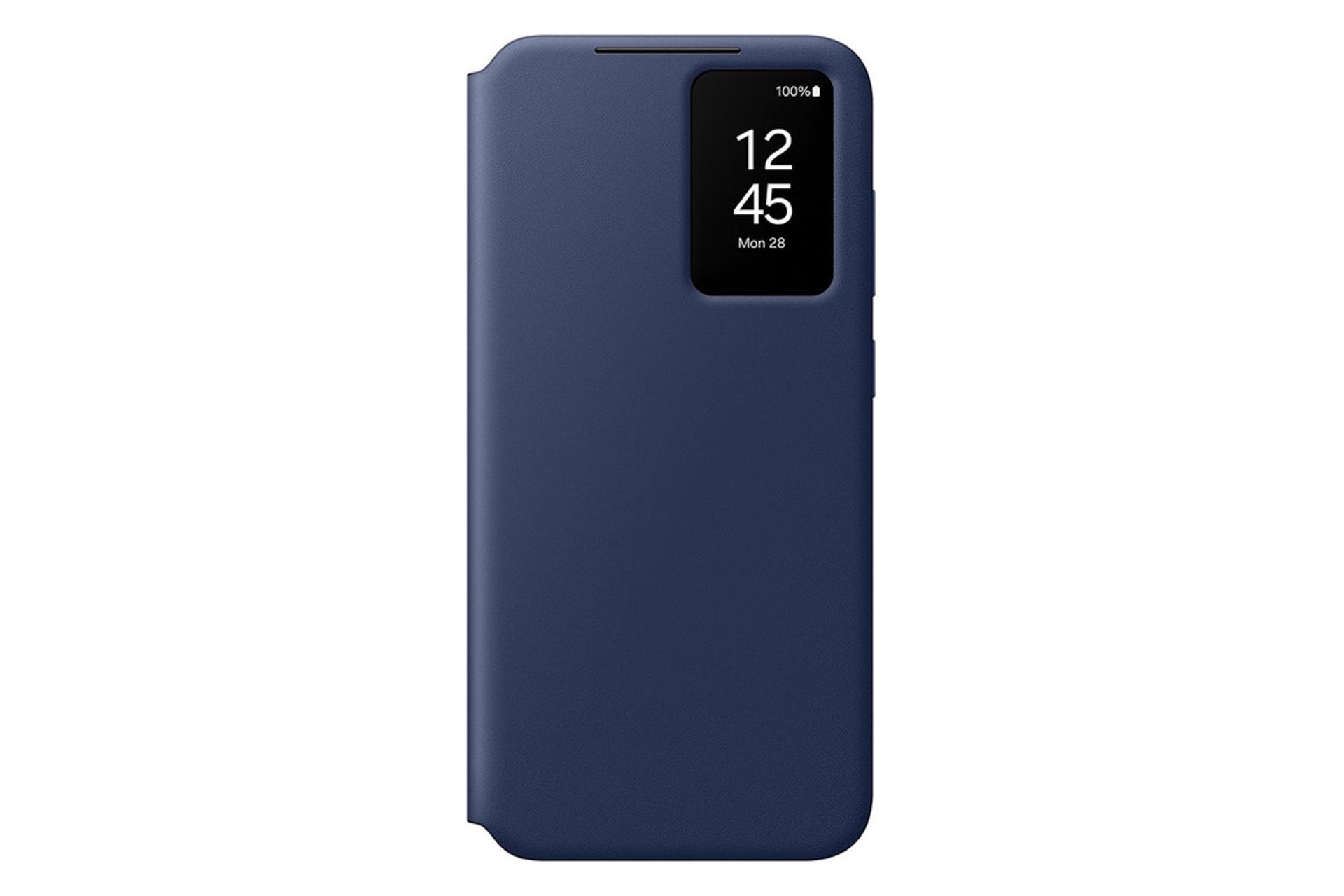 مرجع متخصصين ايران قاب موبايل سامسونگ Samsung Wallet Case For Samsung Galaxy S24 FE نماي جلو رنگ آبي