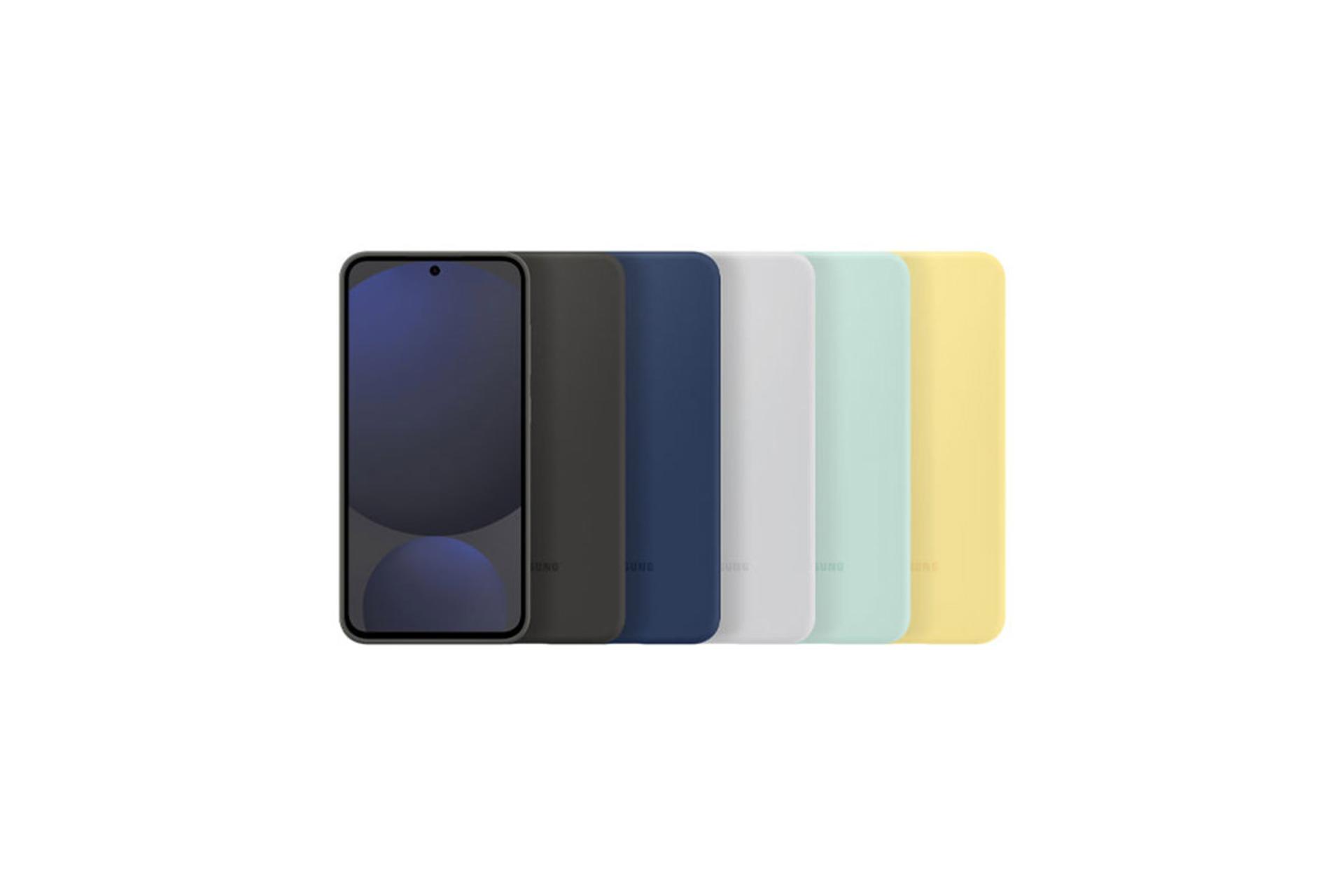 قاب گوشی سامسونگ Samsung Silicone For Samsung Galaxy S24 FE رنگ های مختلف