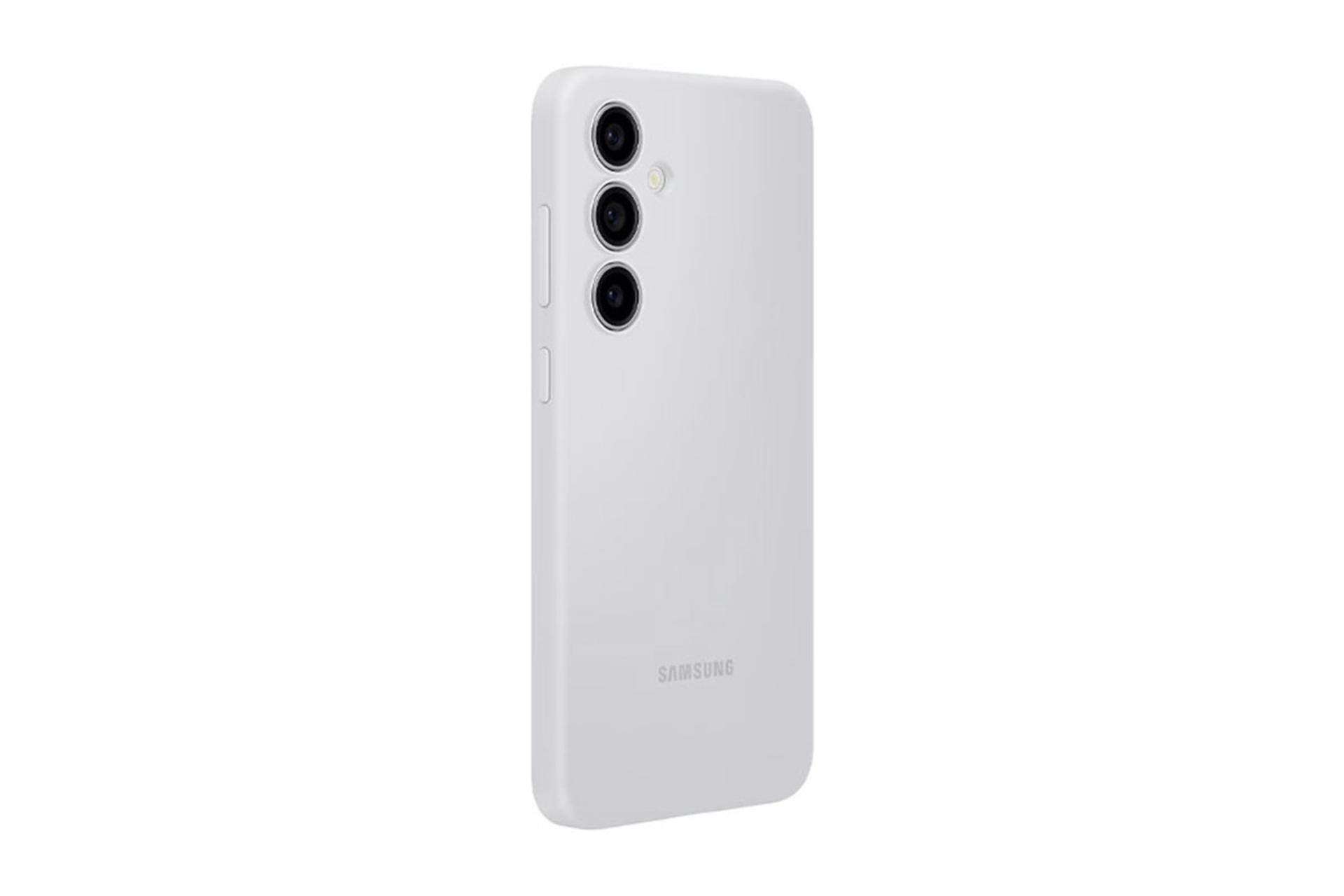 قاب گوشی سامسونگ Samsung Silicone For Samsung Galaxy S24 FE نمای پشت و جانبی