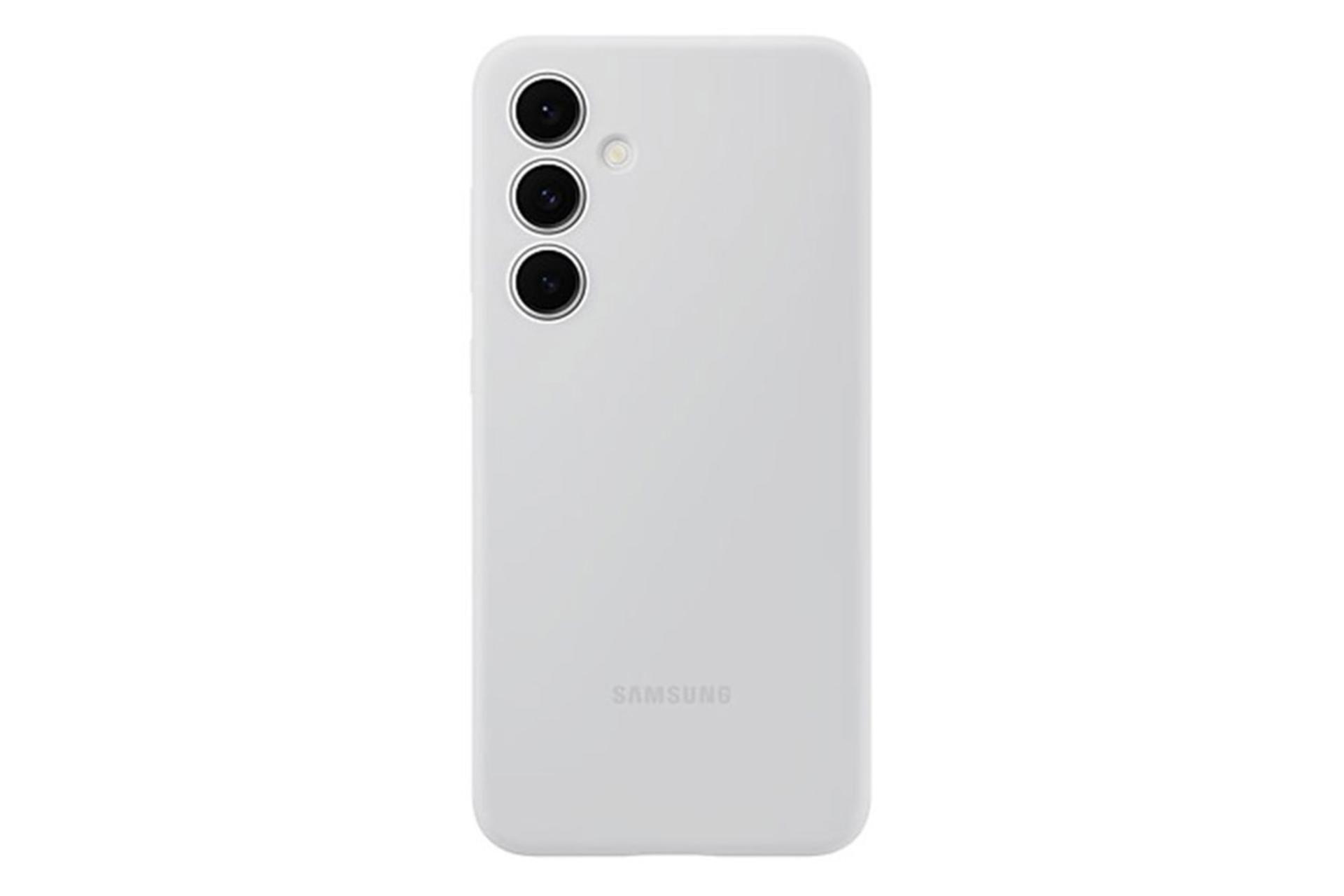 قاب گوشی سامسونگ Samsung Silicone For Samsung Galaxy S24 FE نمای پشت