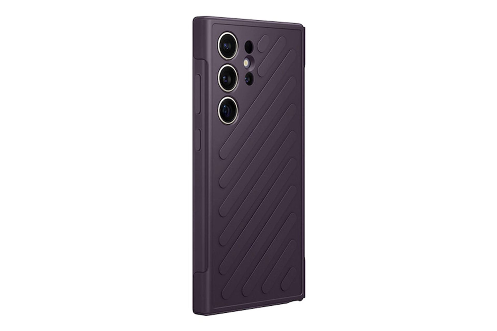 قاب گوشی سامسونگ Samsung Shield Case For Samsung Galaxy S24 Ultra رنگ بنفش نمای پشت و جانبی
