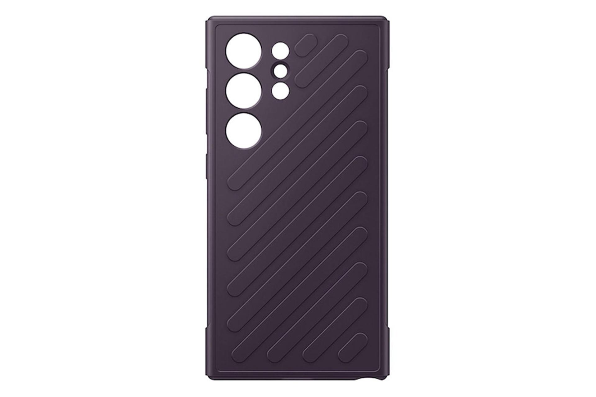 قاب گوشی سامسونگ Samsung Shield Case For Samsung Galaxy S24 Ultra رنگ بنفش نمای پشت