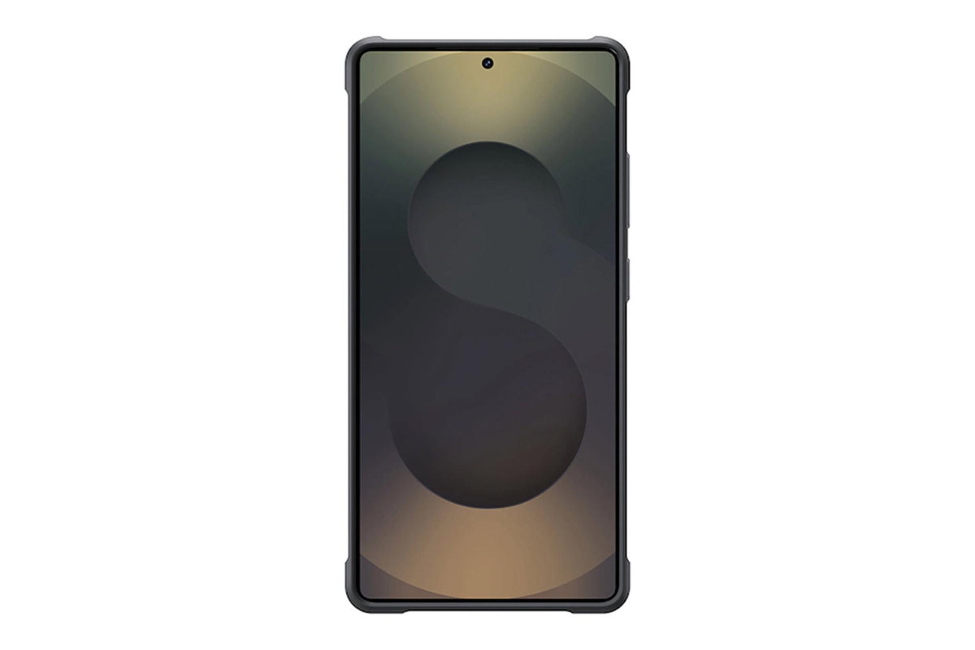 قاب گوشی سامسونگ Samsung Rugged Case For Samsung Galaxy S25 Ultra نمای جلو روی گوشی