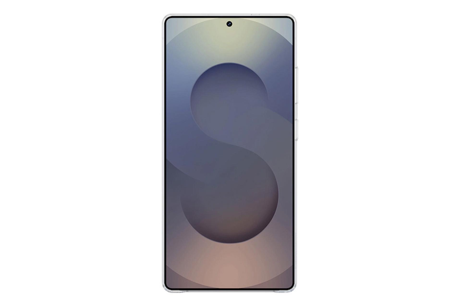 قاب گوشی سامسونگ Samsung Clear Case For Samsung Galaxy S25 Ultra نمای جلو روی گوشی