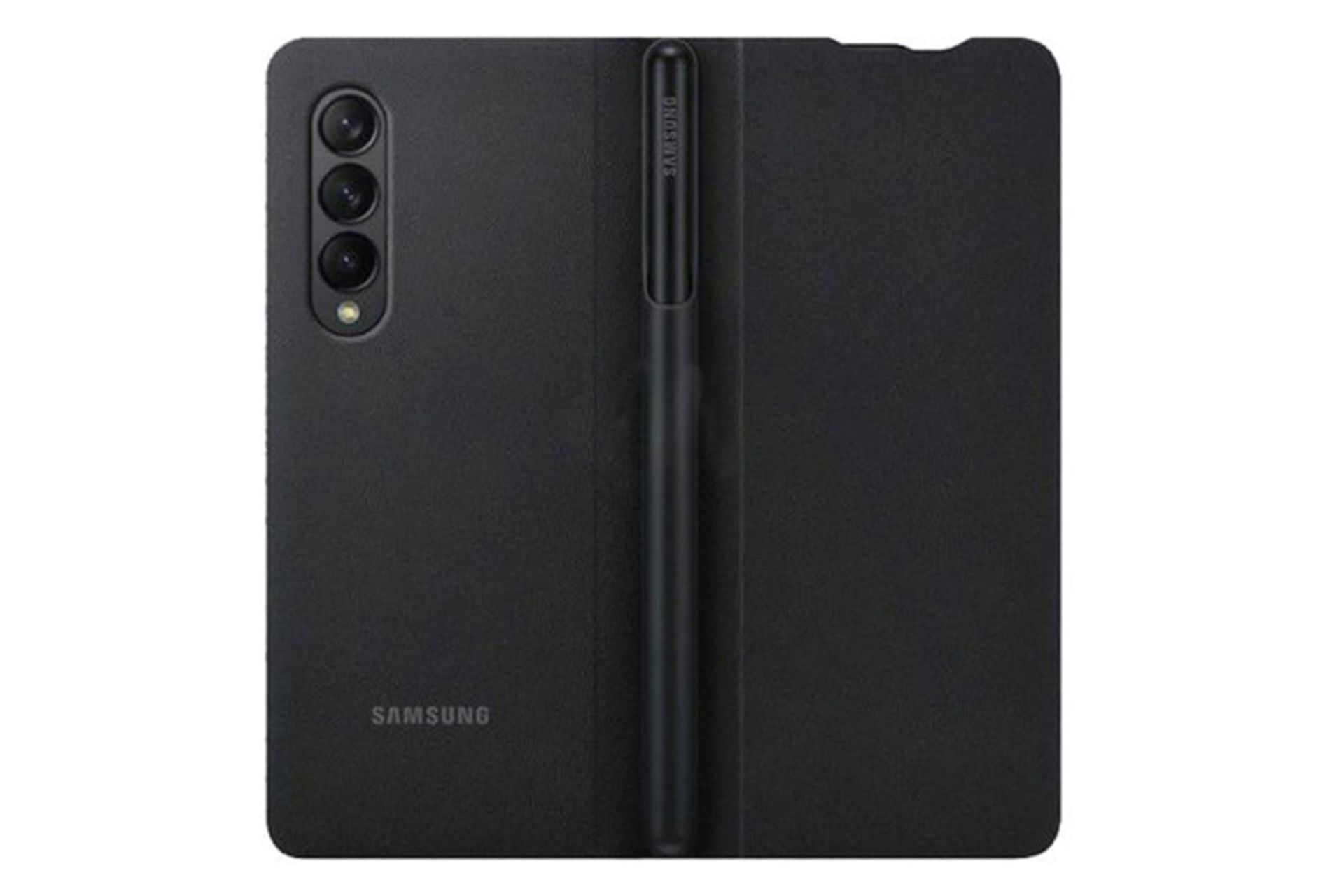 قاب گوشی سامسونگ Samsung Flip Cover For Samsung Galaxy Z Fold3 With S-Pen نمای پشت