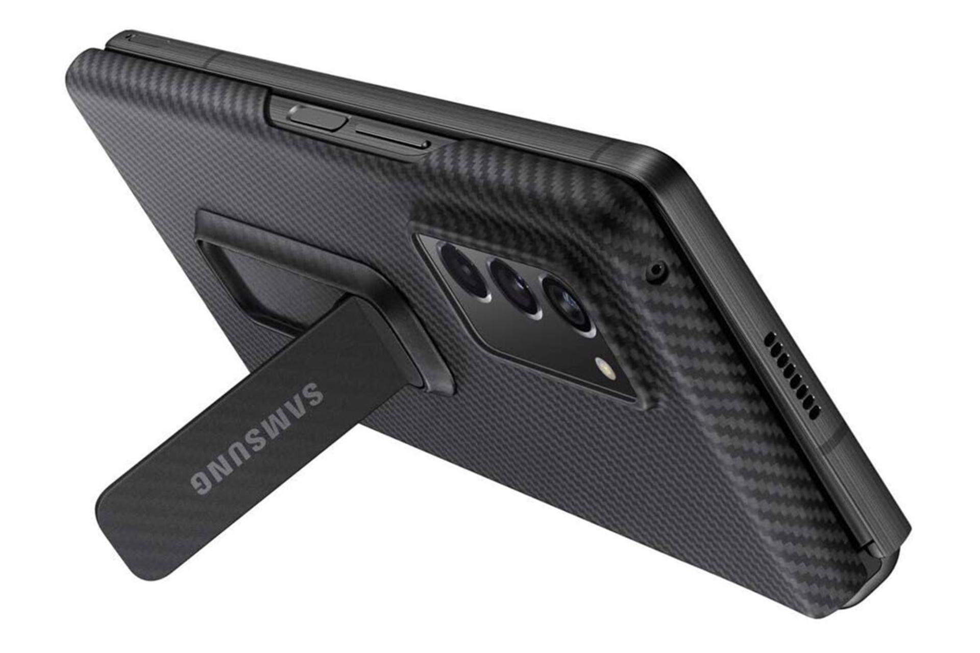 قاب گوشی سامسونگ Samsung Aramid Standing For Samsung Galaxy Z Fold2 نمای هولدر