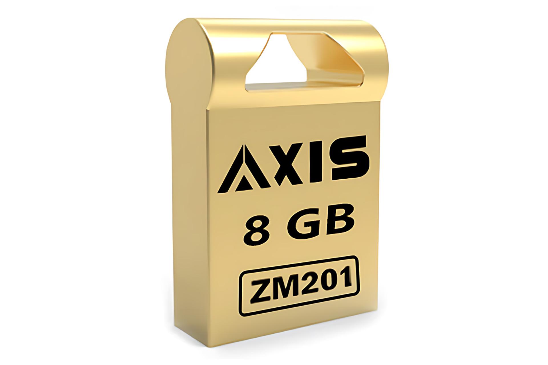 نمای کناری فلش مموری اکسیس AXIS ZM201 8GB USB 2.0