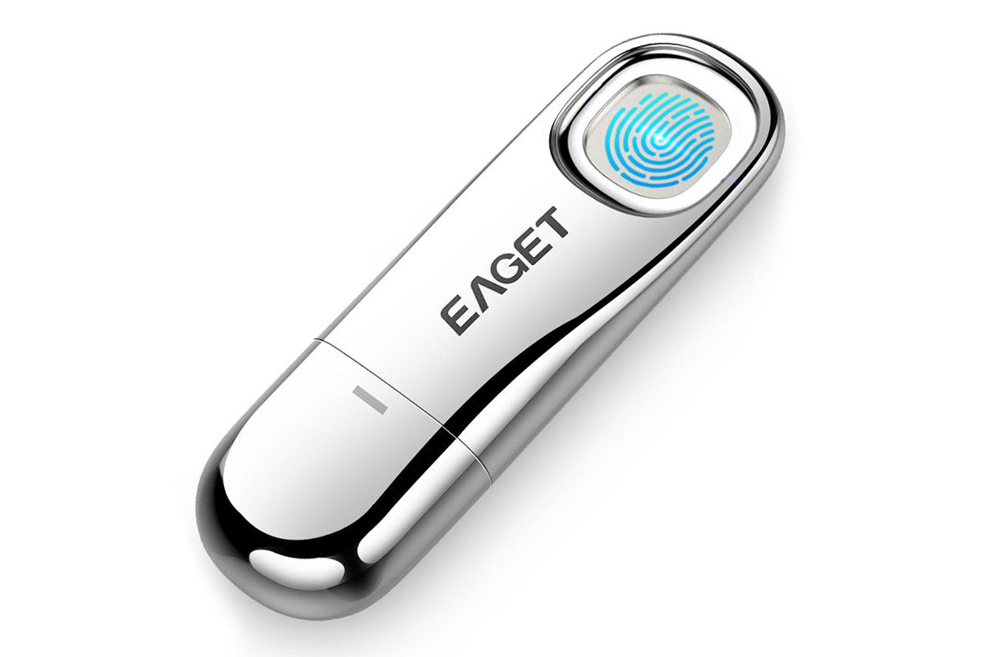 نمای کناری فلش مموری ایگت Eaget FU60 128GB USB 3.2