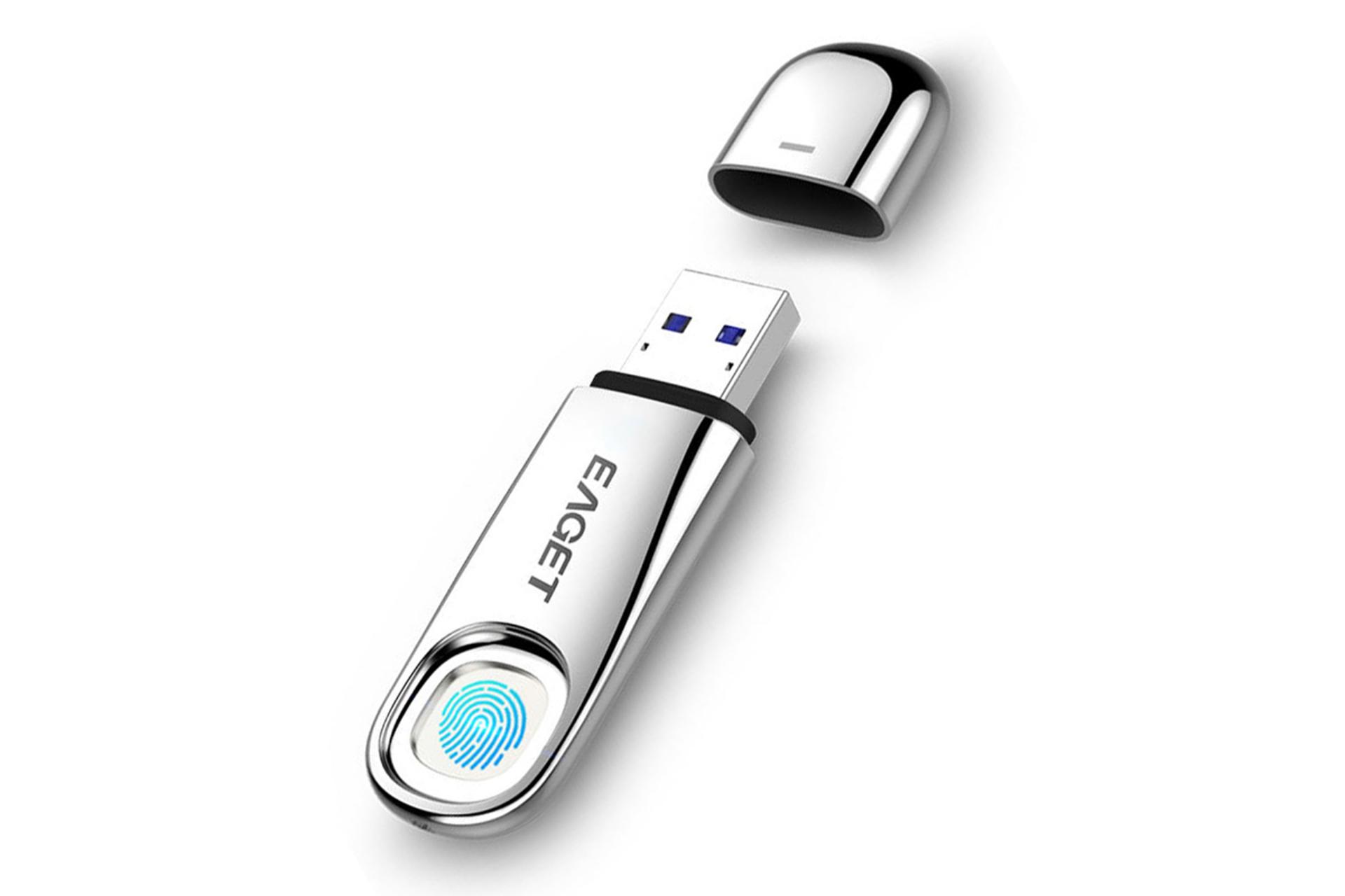 فلش مموری ایگت Eaget FU60 128GB USB 3.2 به همراه درپوش