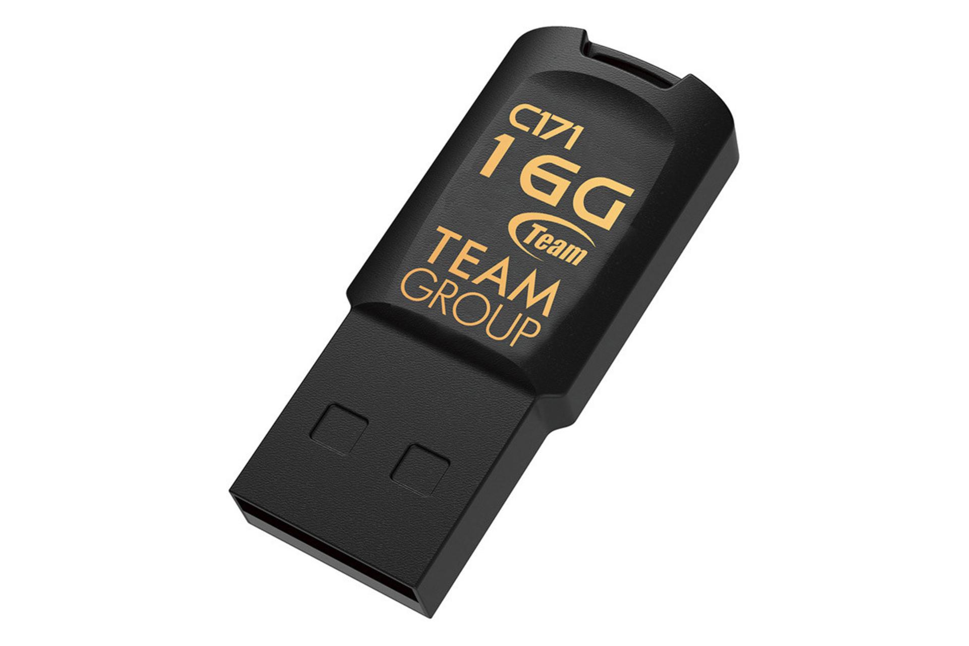 نمای کناری فلش مموری تیم گروپ TEAMGROUP C171 16GB USB 2.0