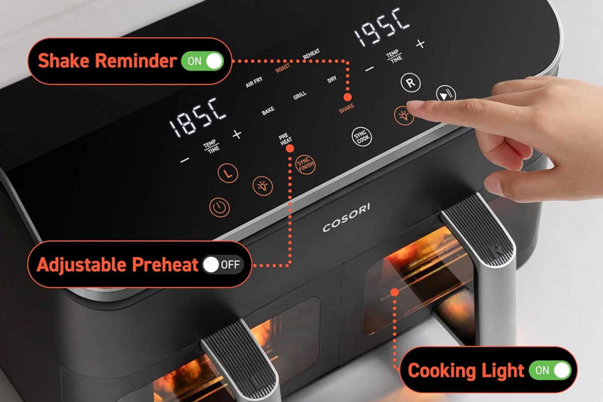 نمایشگر لمسی هواپز کوزوری CAF-R901