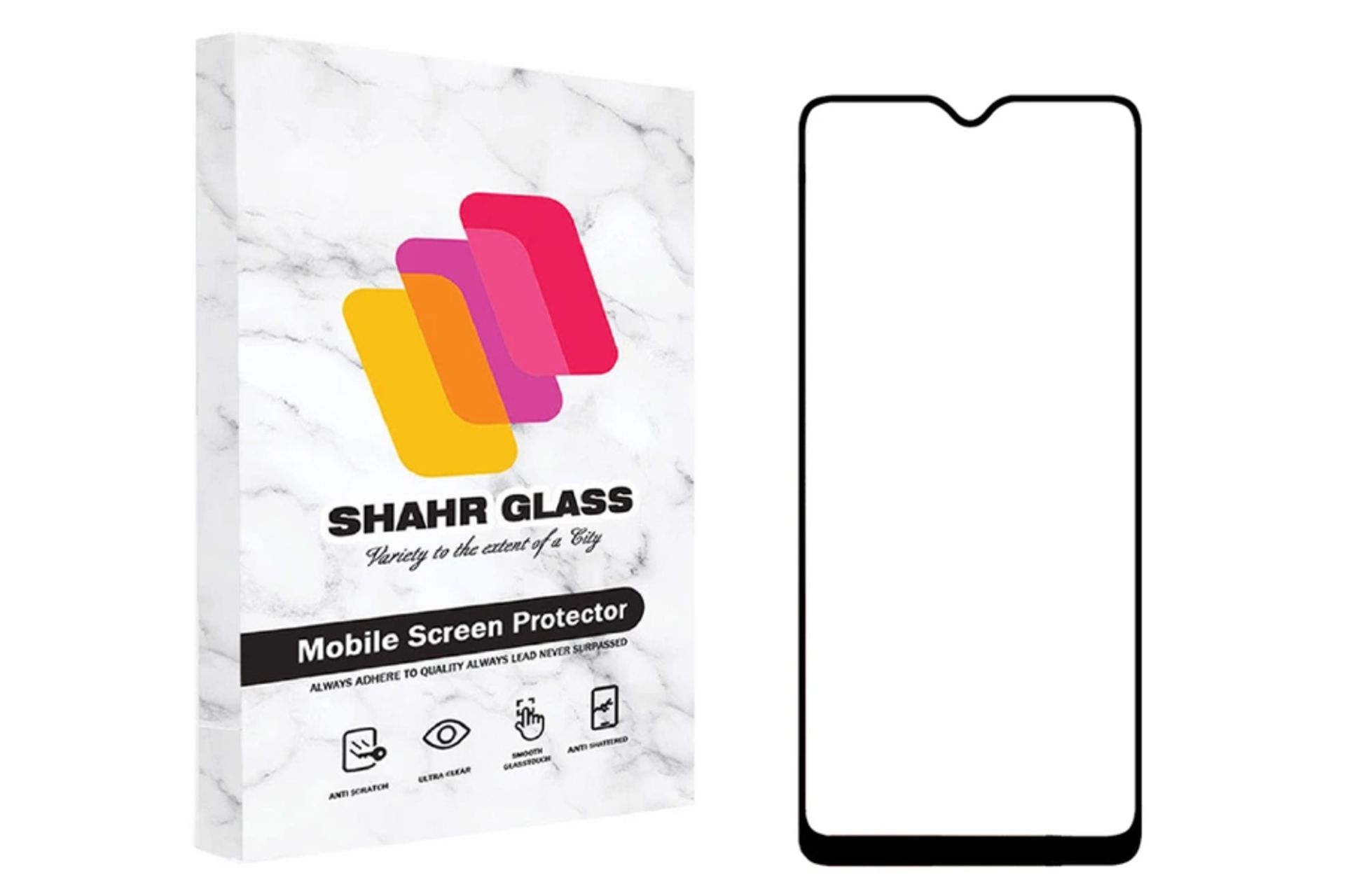 محافظ صفحه نمایش گوشی شهر گلس مدل CRM مناسب سامسونگ Galaxy A12 / A02s / A03s / A03 Core