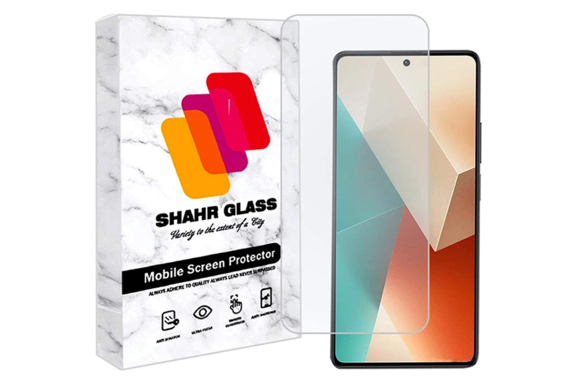 محافظ صفحه نمایش گوشی شهر گلس مدل SIMPLSH مناسب ردمی Note 13