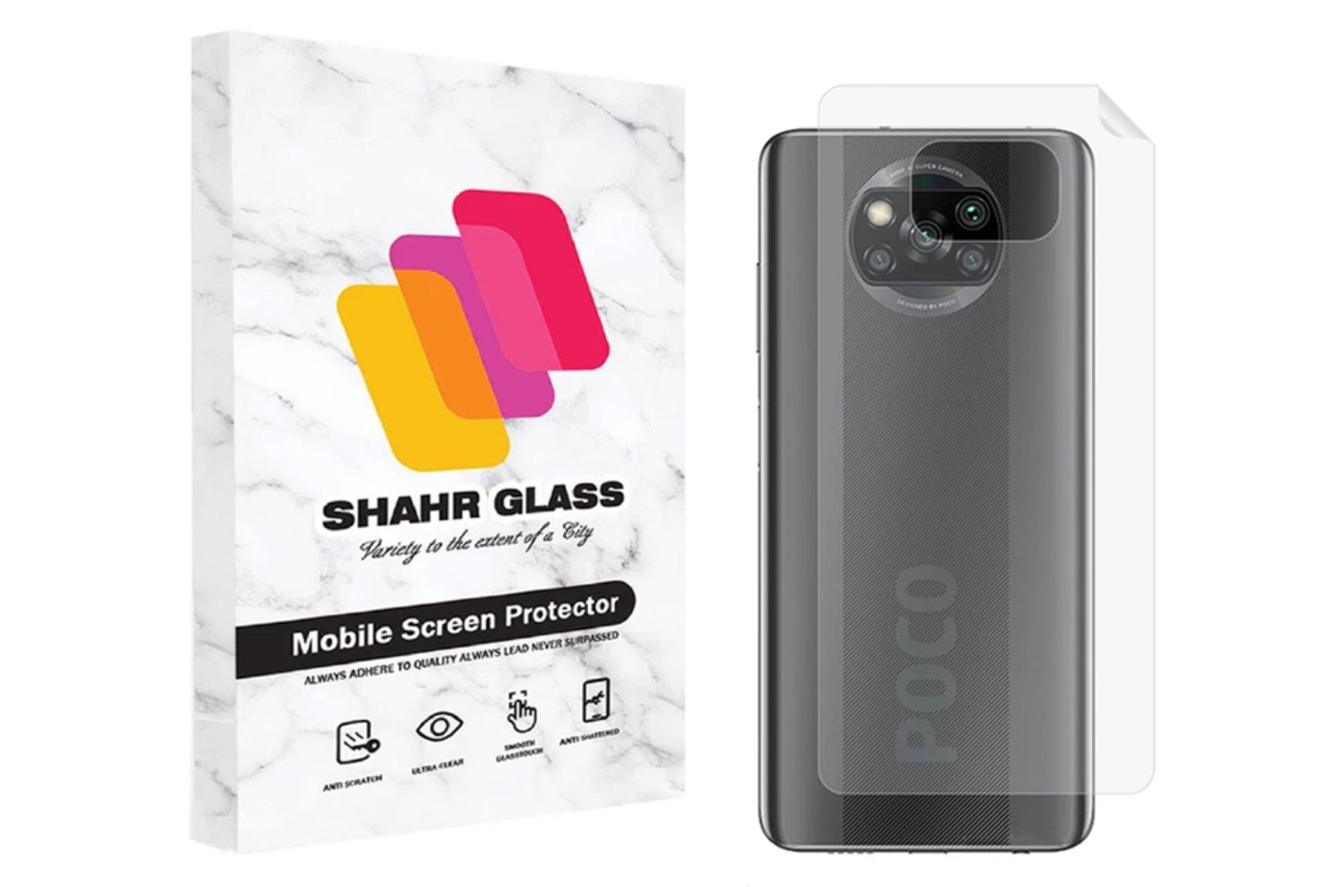 محافظ صفحه نمایش گوشی شهر گلس مدل TPUB مناسب شیائومی Poco X3 Pro