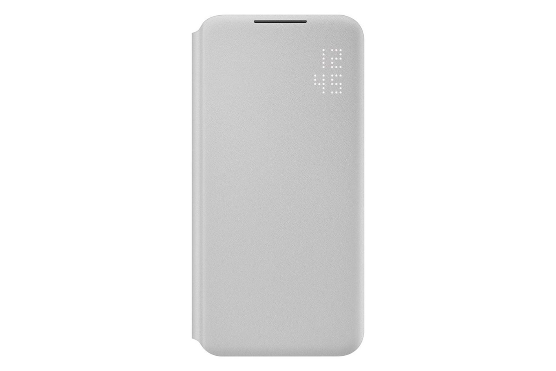 قاب گوشی سامسونگ Samsung Smart LED View For Samsung Galaxy S22 Ultra رنگ سفید نمای جلو