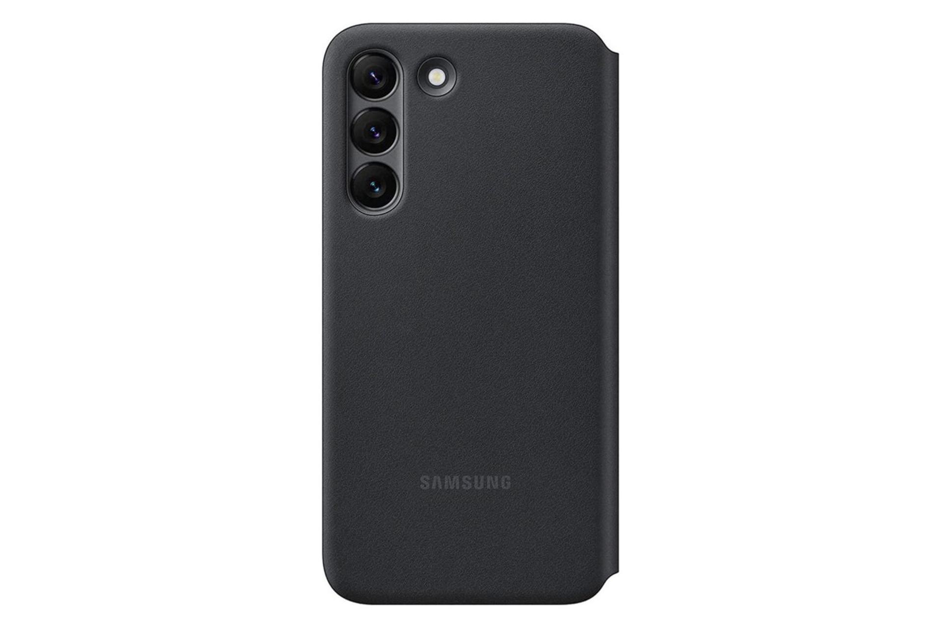 قاب گوشی سامسونگ Samsung Smart LED View For Samsung Galaxy S22 Ultra رنگ مشکی نمای پشت