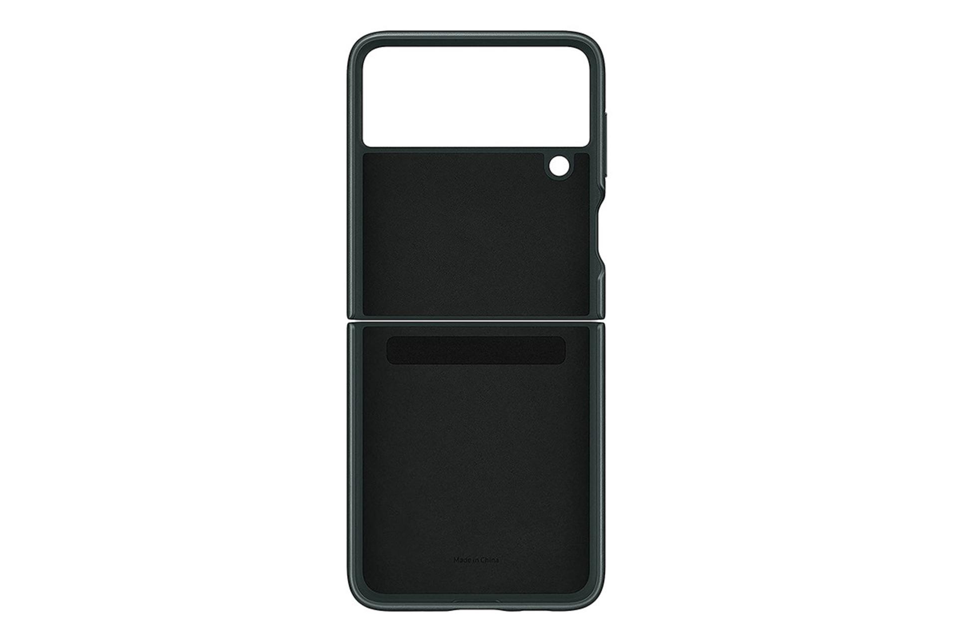قاب گوشی سامسونگ Samsung Leather Cover For Samsung Galaxy Z Flip3 نمای داخل