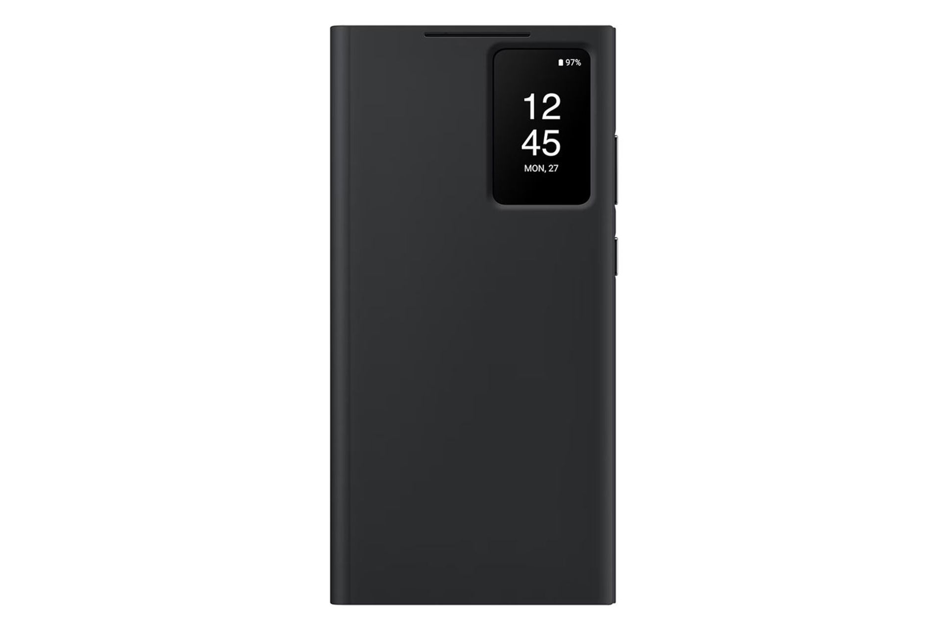 قاب گوشی سامسونگ Samsung Smart View Wallet For Samsung Galaxy S23 Ultra رنگ مشکی نمای جلو