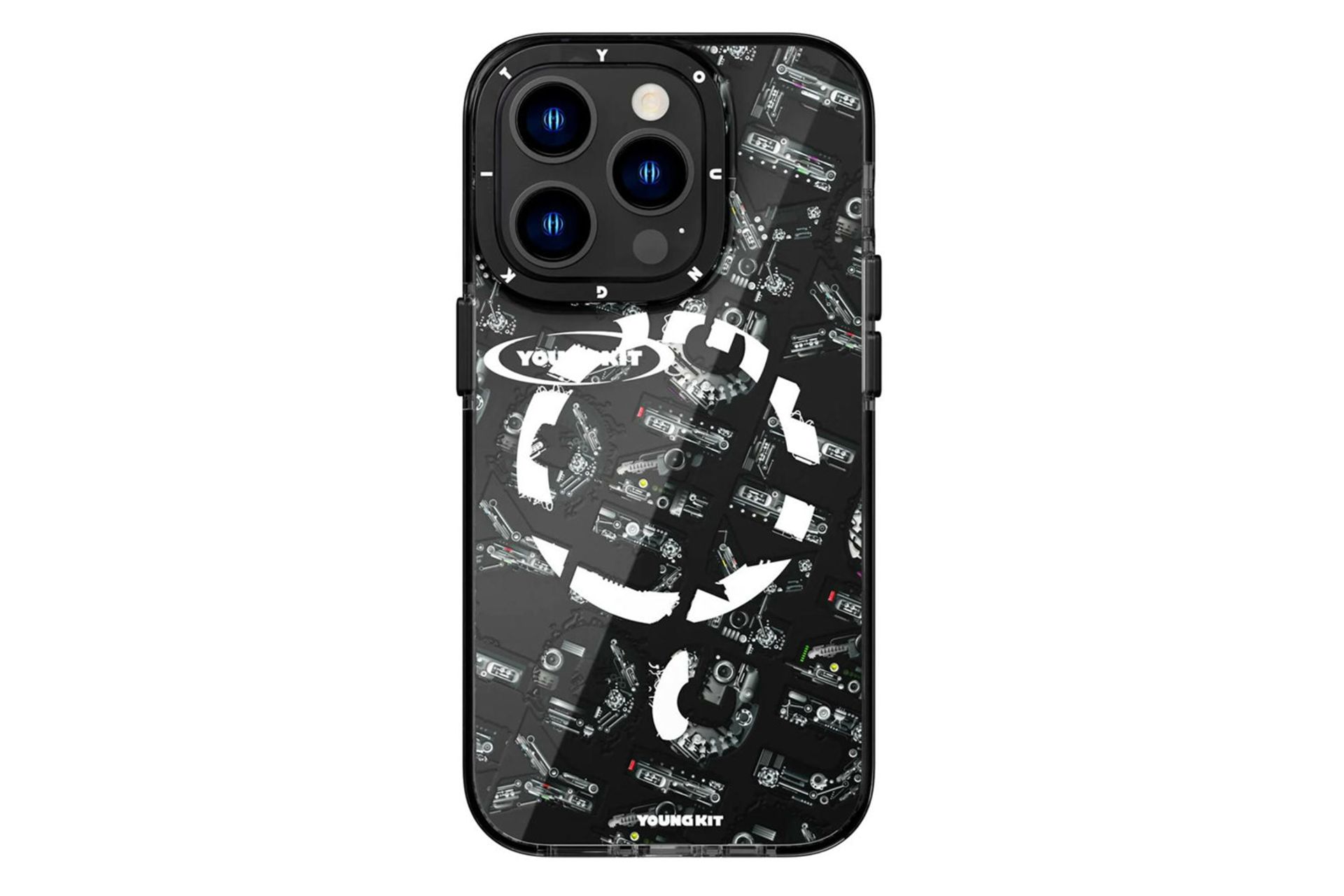 قاب گوشی یانگ کیت Youngkit Mechanical Punk For Apple iPhone 14 Pro Max نمای پشت