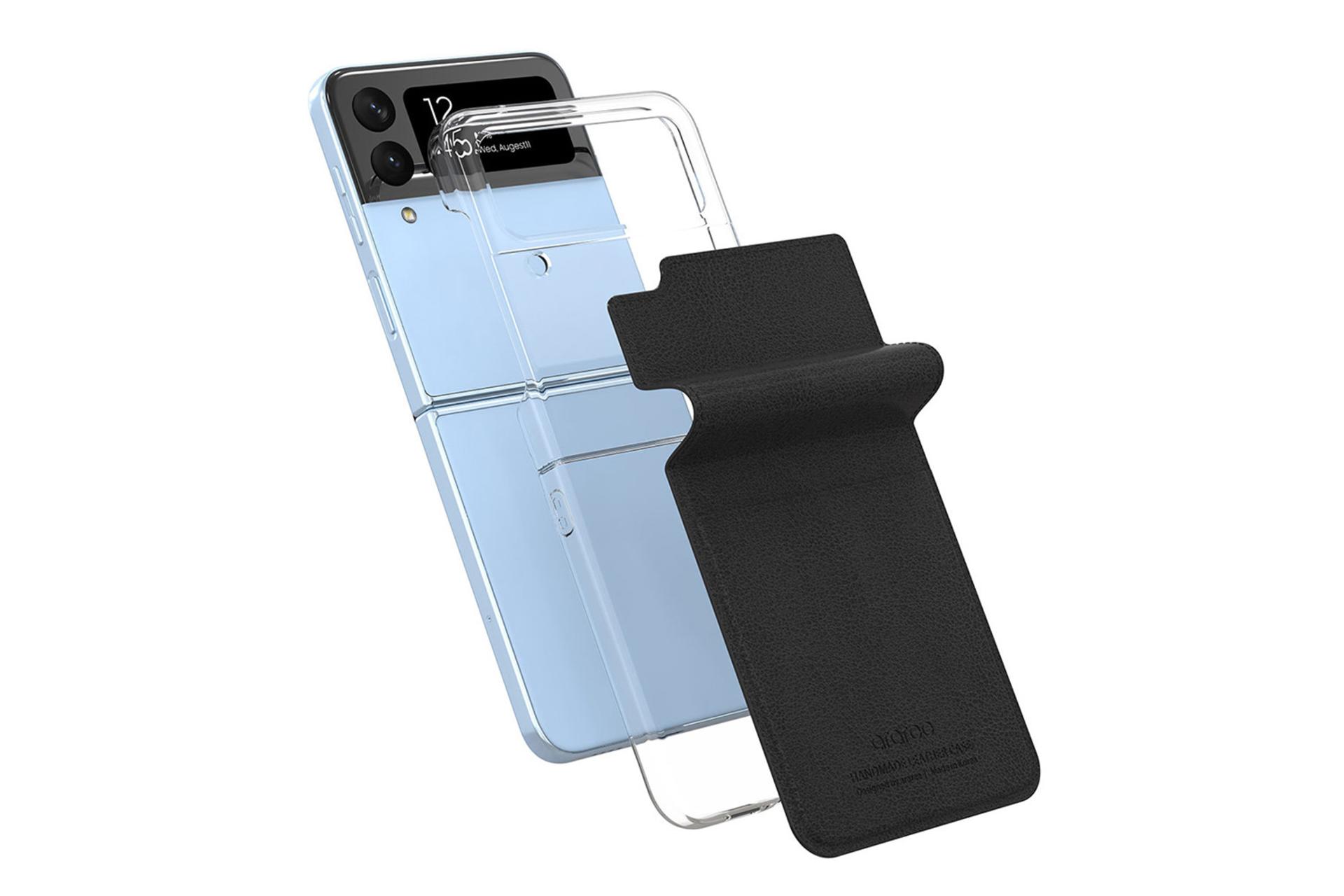 قاب گوشی آراری Araree Mustang Diary For Samsung Galaxy Z Flip4 نمای پشت